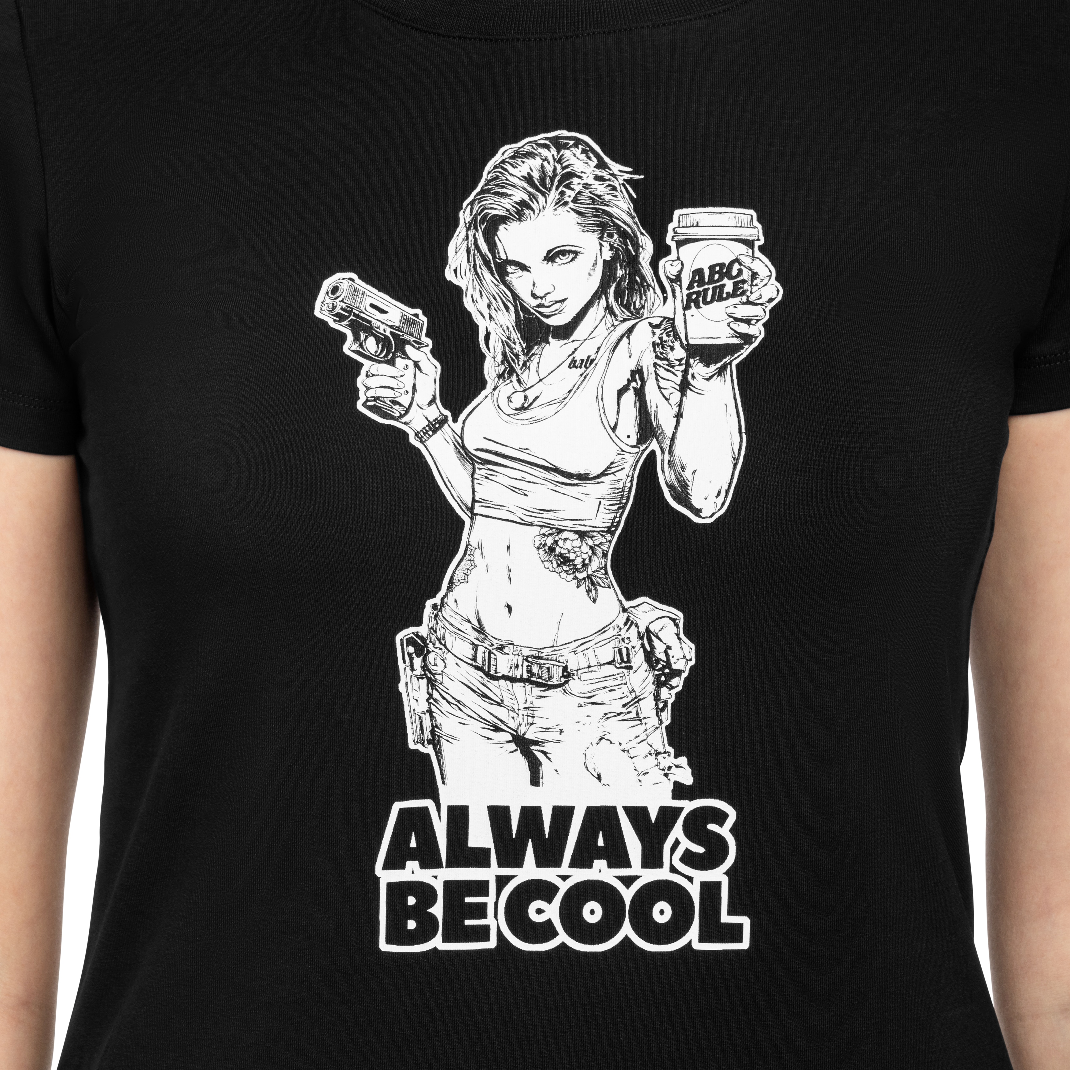 Koszulka T-Shirt damska Helikon-Tex ABC Always Be Cool - Black