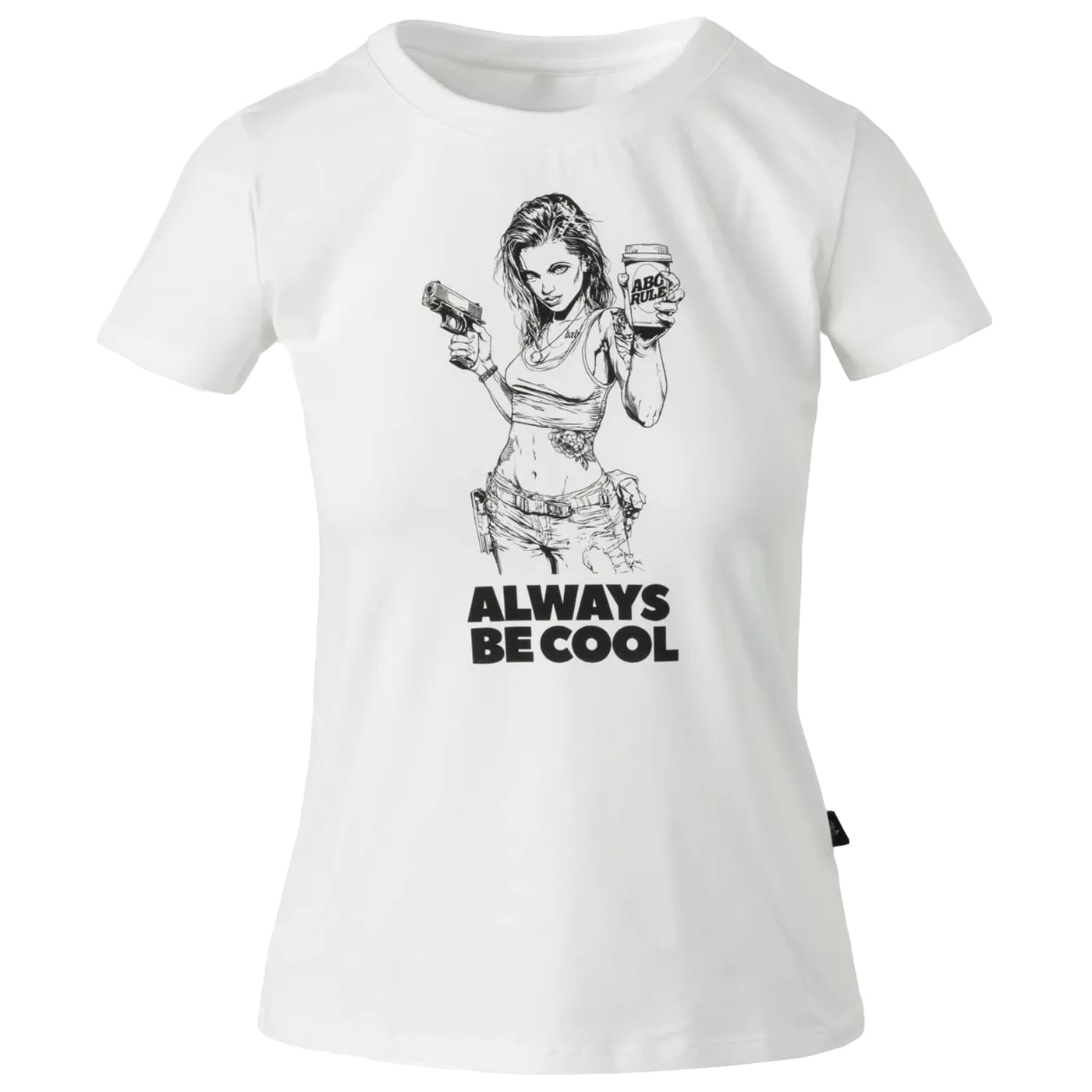 Koszulka T-Shirt damska Helikon ABC Always Be Cool - White