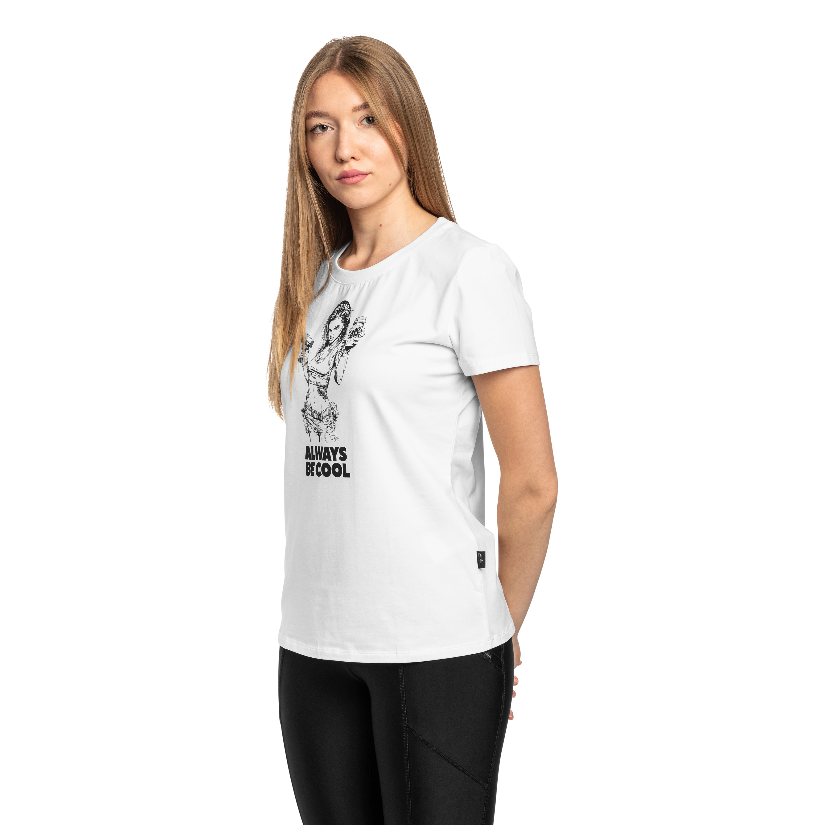 Koszulka T-Shirt damska Helikon ABC Always Be Cool - White