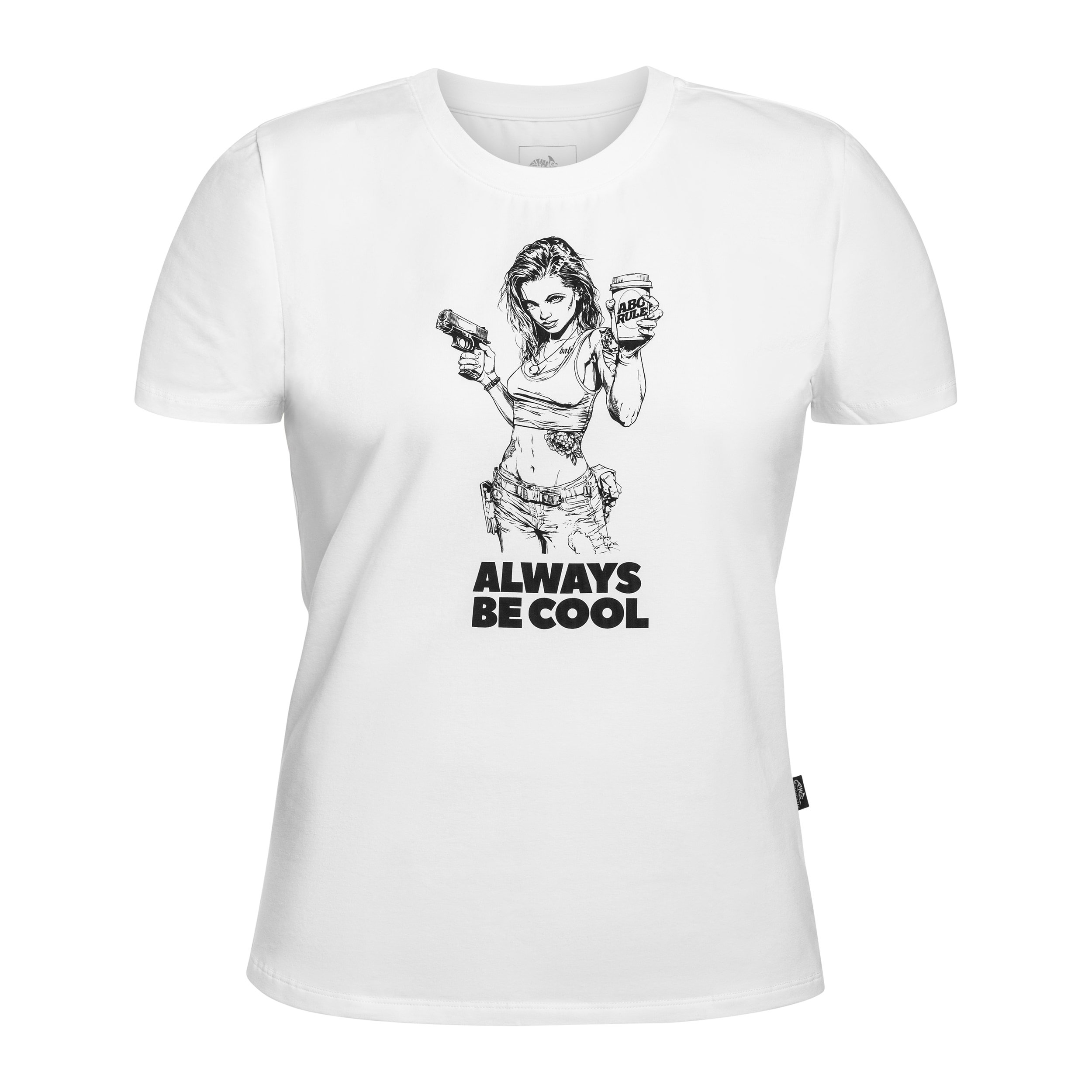 Koszulka T-Shirt damska Helikon ABC Always Be Cool - White