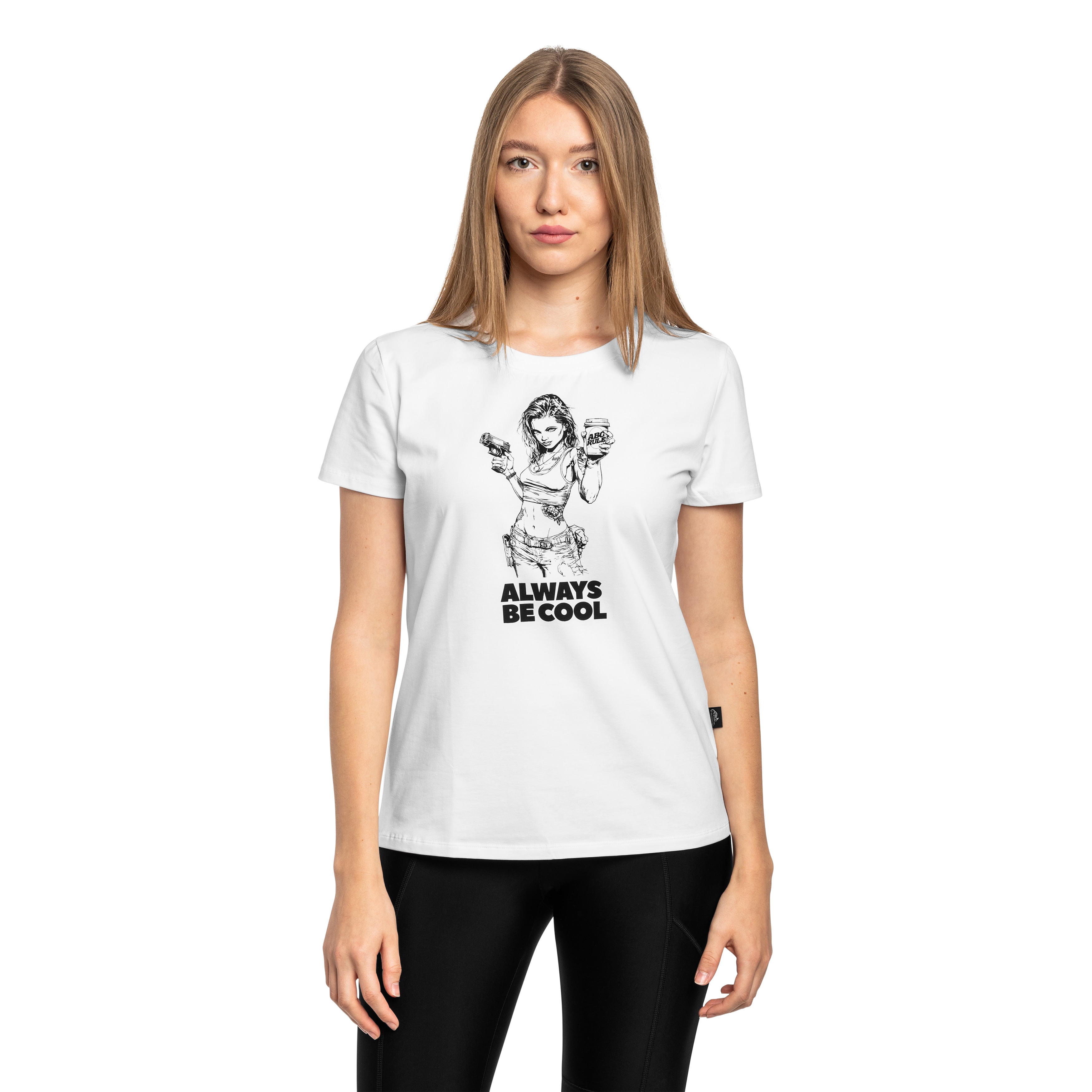 Koszulka T-Shirt damska Helikon ABC Always Be Cool - White