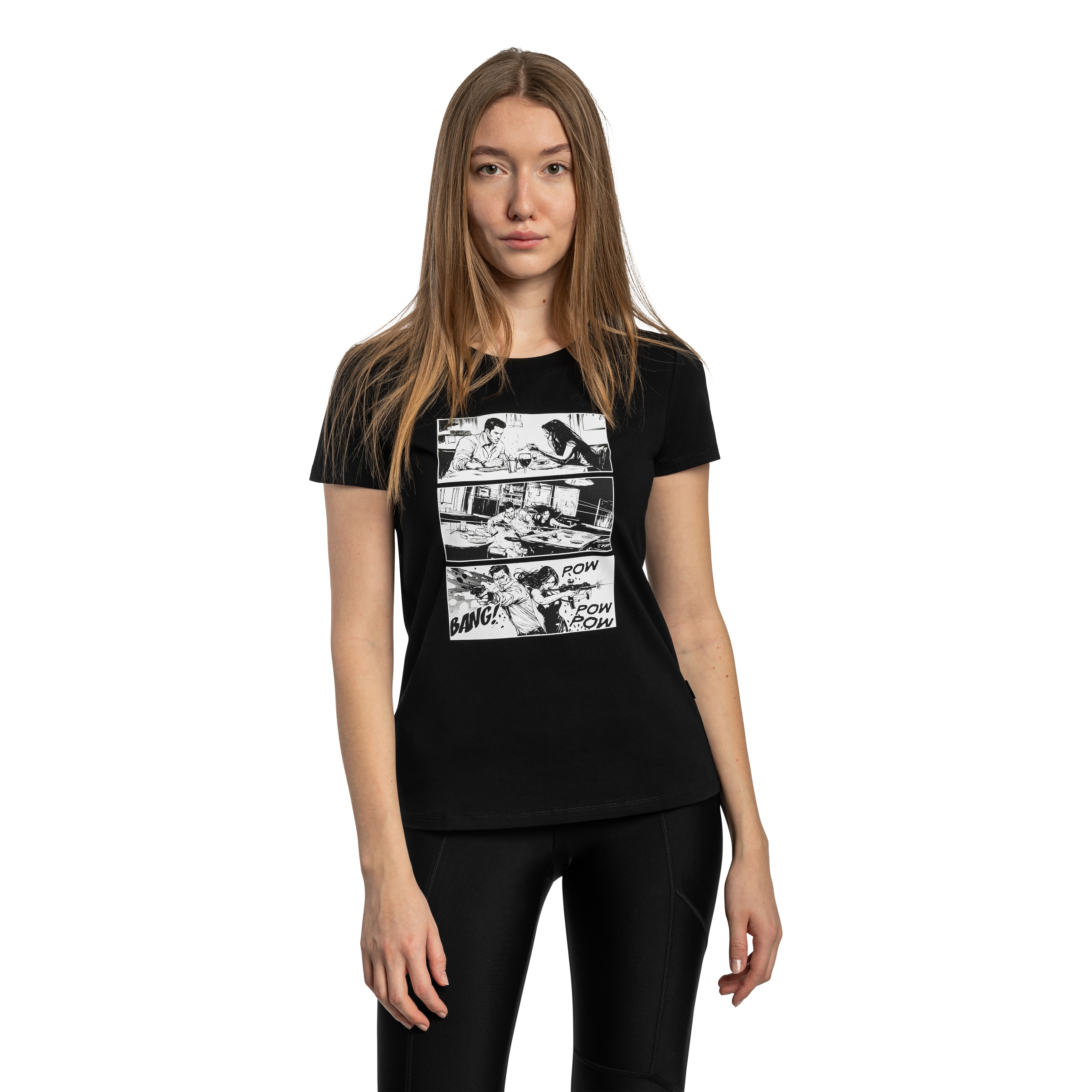 Футболка T-Shirt жіноча Helikon-Tex Combat Date - Black