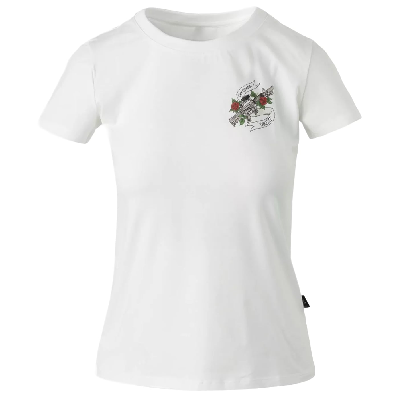 Koszulka T-Shirt damska Helikon Come And Take It Slim - White