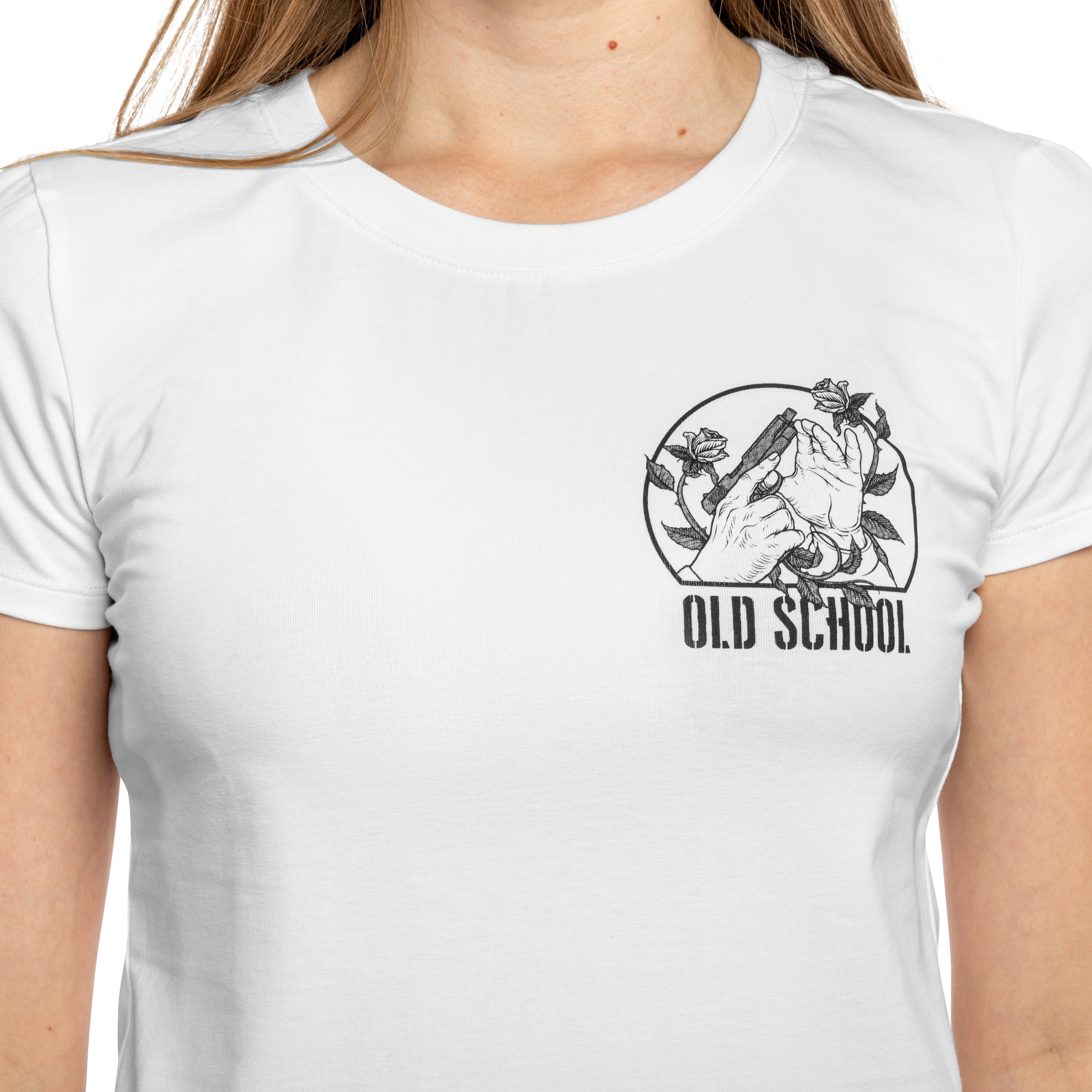 Koszulka T-Shirt damska Helikon-Tex Old School - White