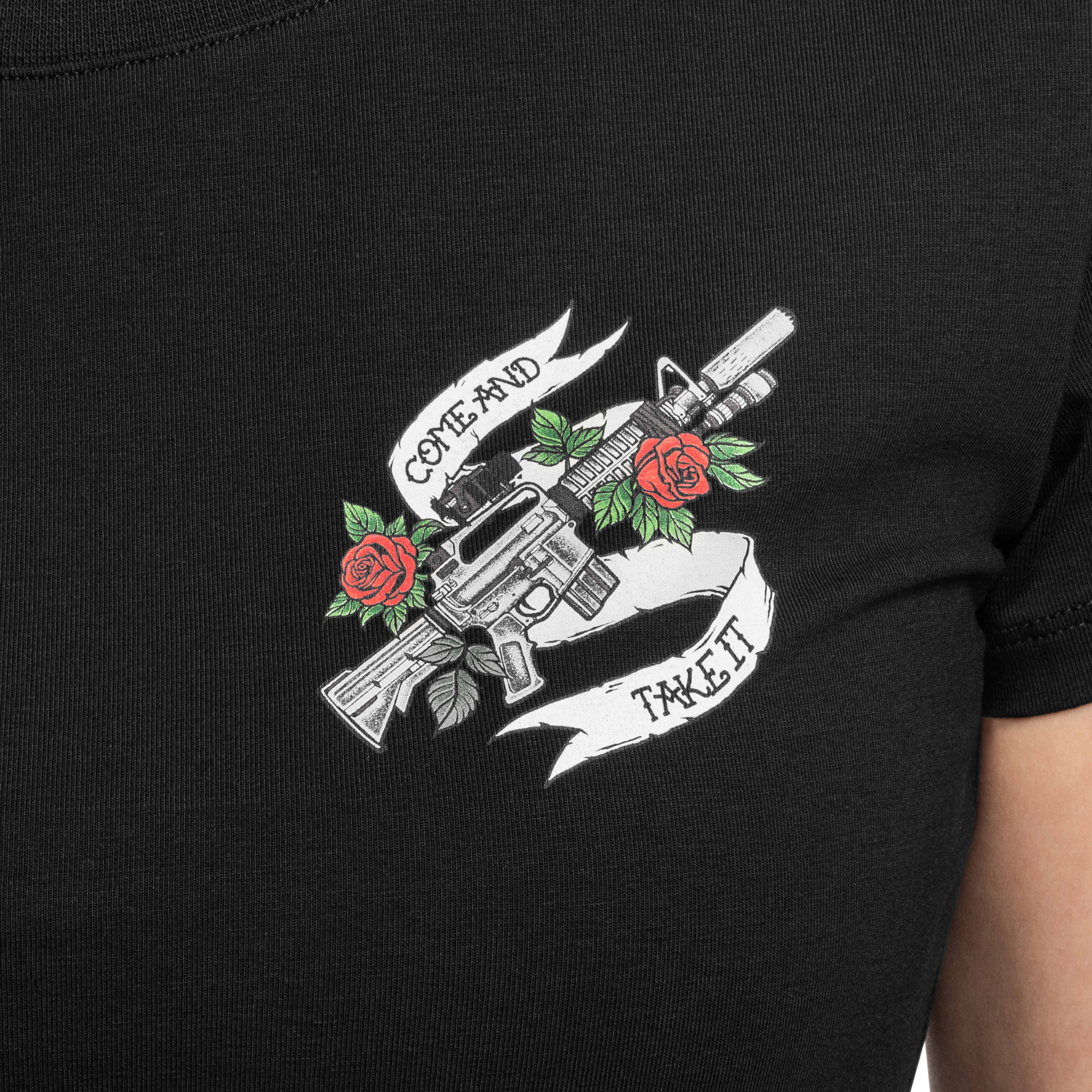 Koszulka T-Shirt damska Helikon Come And Take It Slim - Black