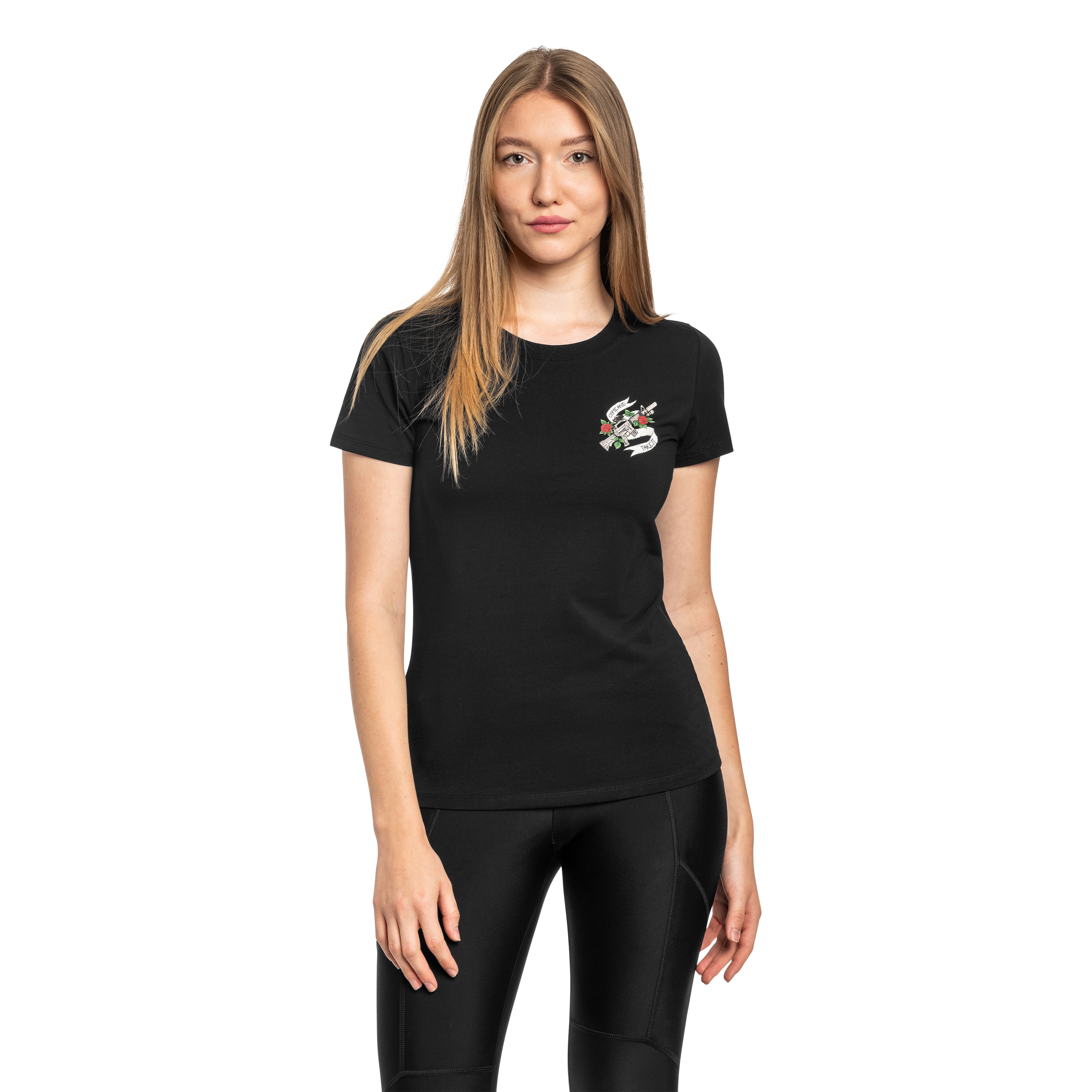 Жіноча футболка Helikon-Tex Come And Take It Slim - Black