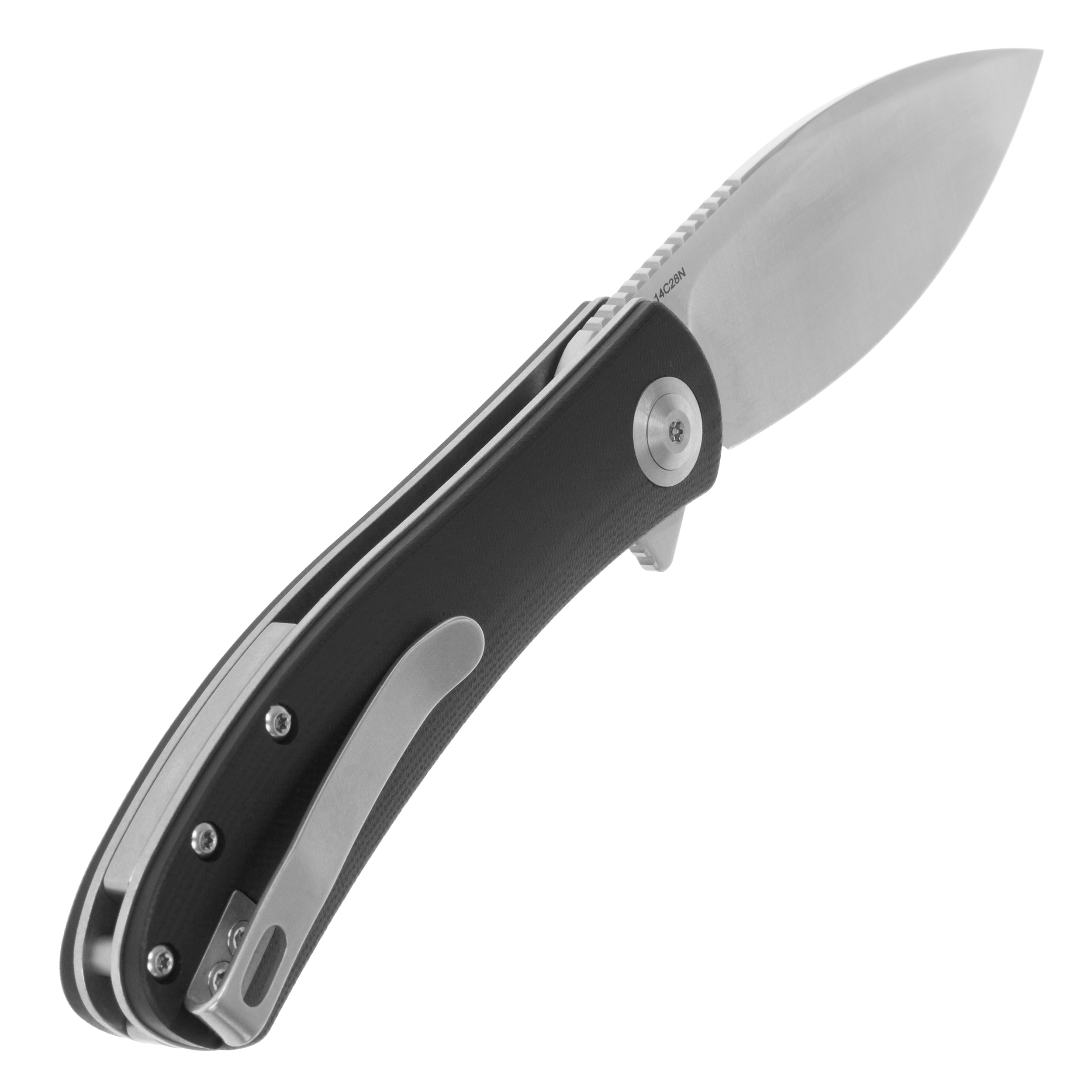 Складаний ніж Trollsky Knives Mandu EVO Satin 14C28N/Black G10