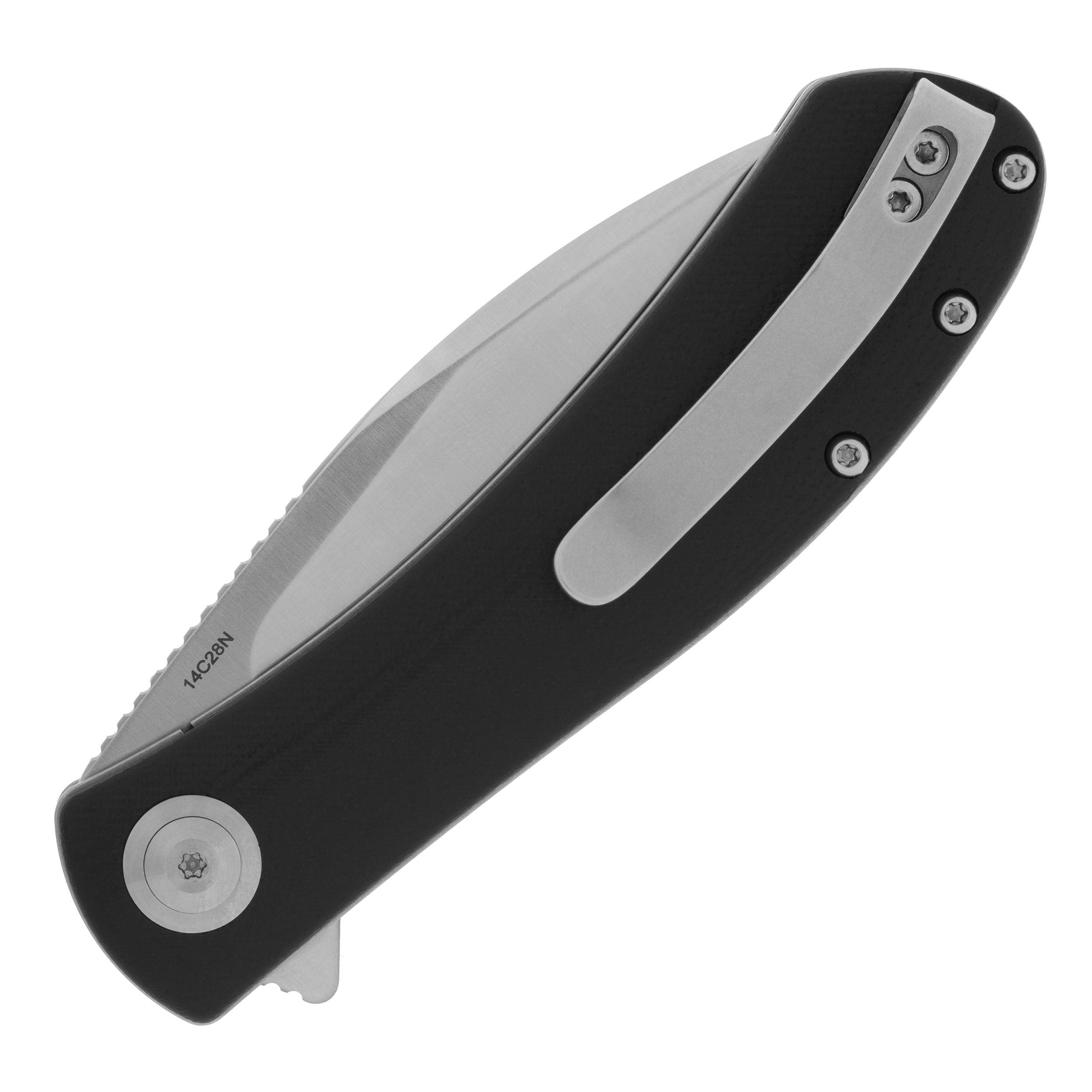 Складаний ніж Trollsky Knives Mandu EVO Satin 14C28N/Black G10