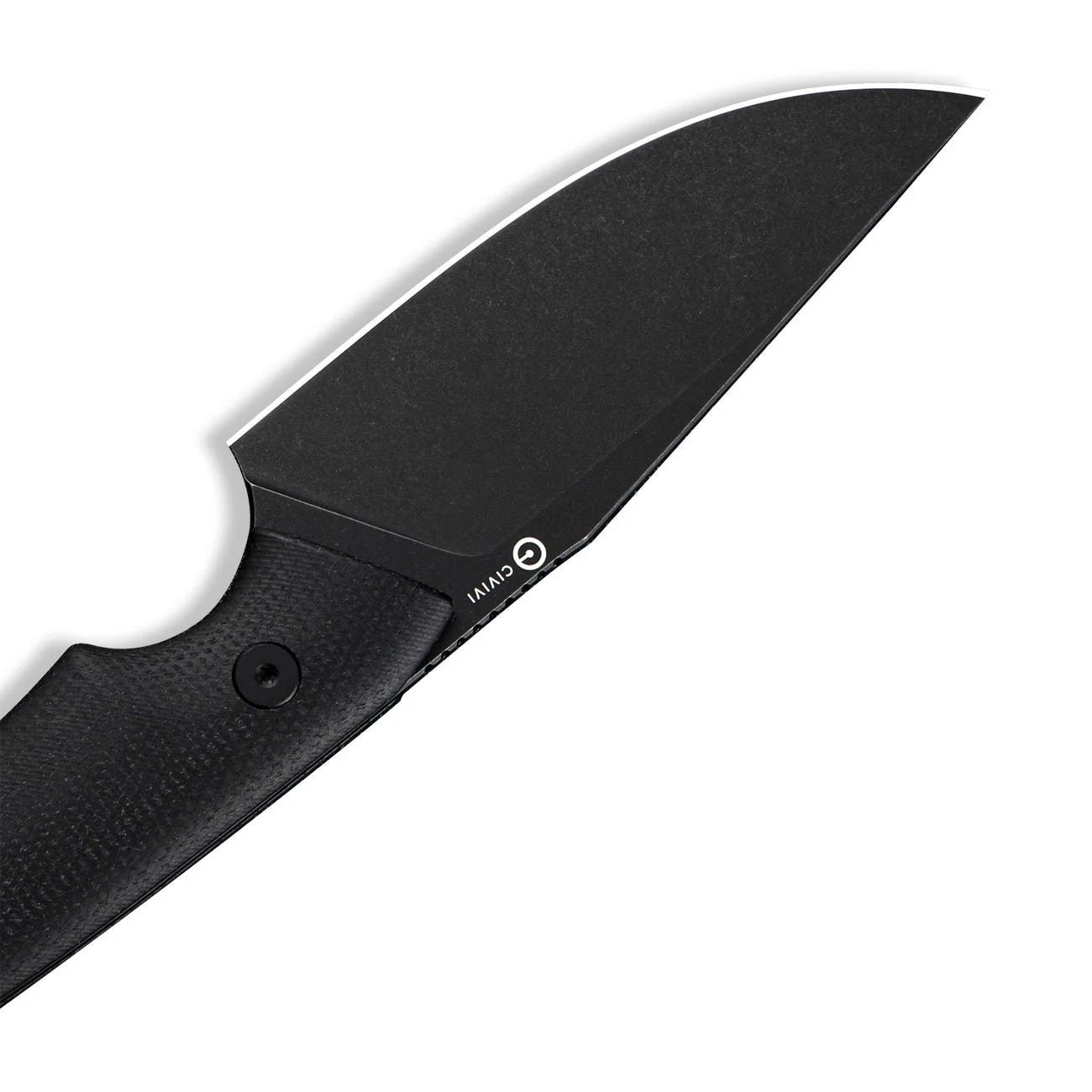Civivi Gander Canvas Micarta Fixed Blade Knife - Black Stonewashed