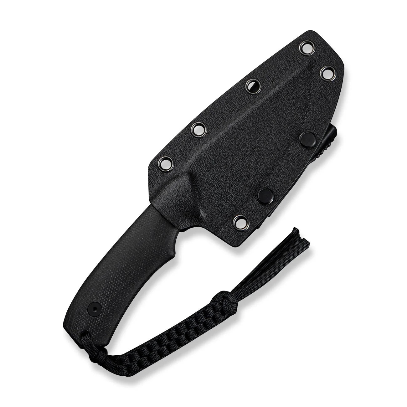 Civivi Gander Canvas Micarta Fixed Blade Knife - Black Stonewashed