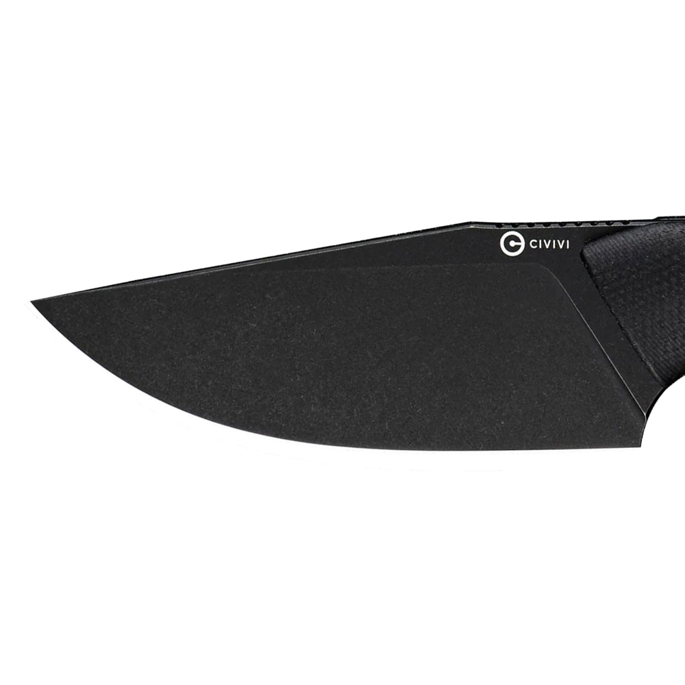 Civivi Gander Canvas Micarta Fixed Blade Knife - Black Stonewashed