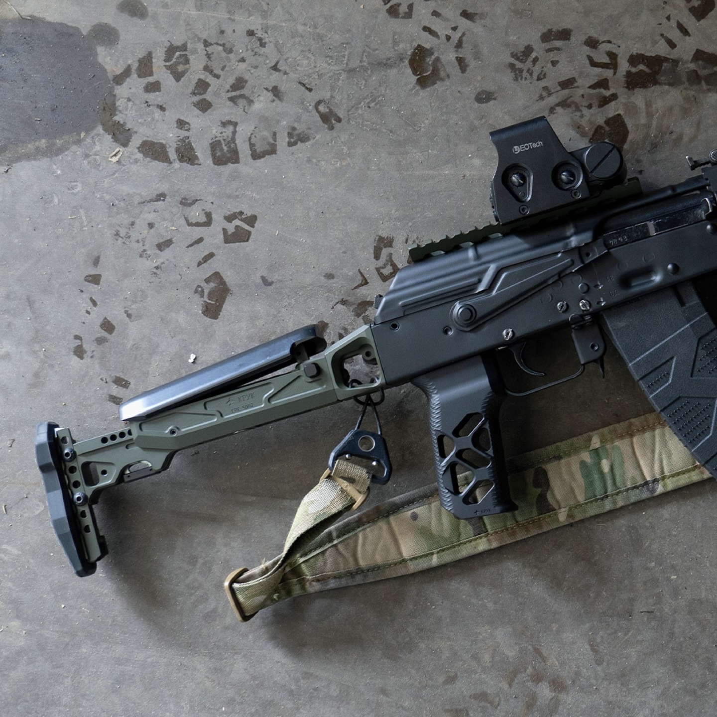 Kolba stała Kruk CRC 5002/9035 do karabinków AK - Armory Black