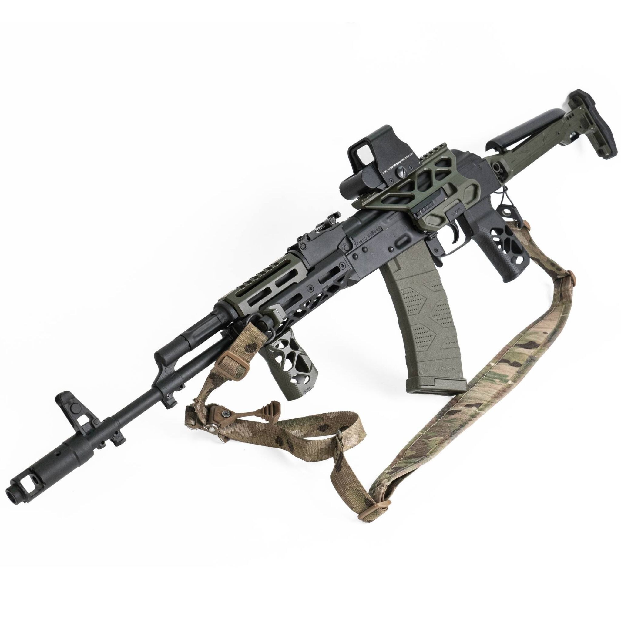 Łoże krótkie Kruk CRC 1WBP042 z nakładką rury gazowej - Armory Black