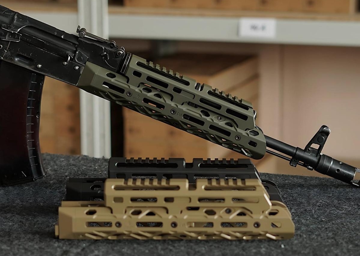Łoże średnie Kruk CRC 1U020B z nakładką rury gazowej do AK - Armory Black