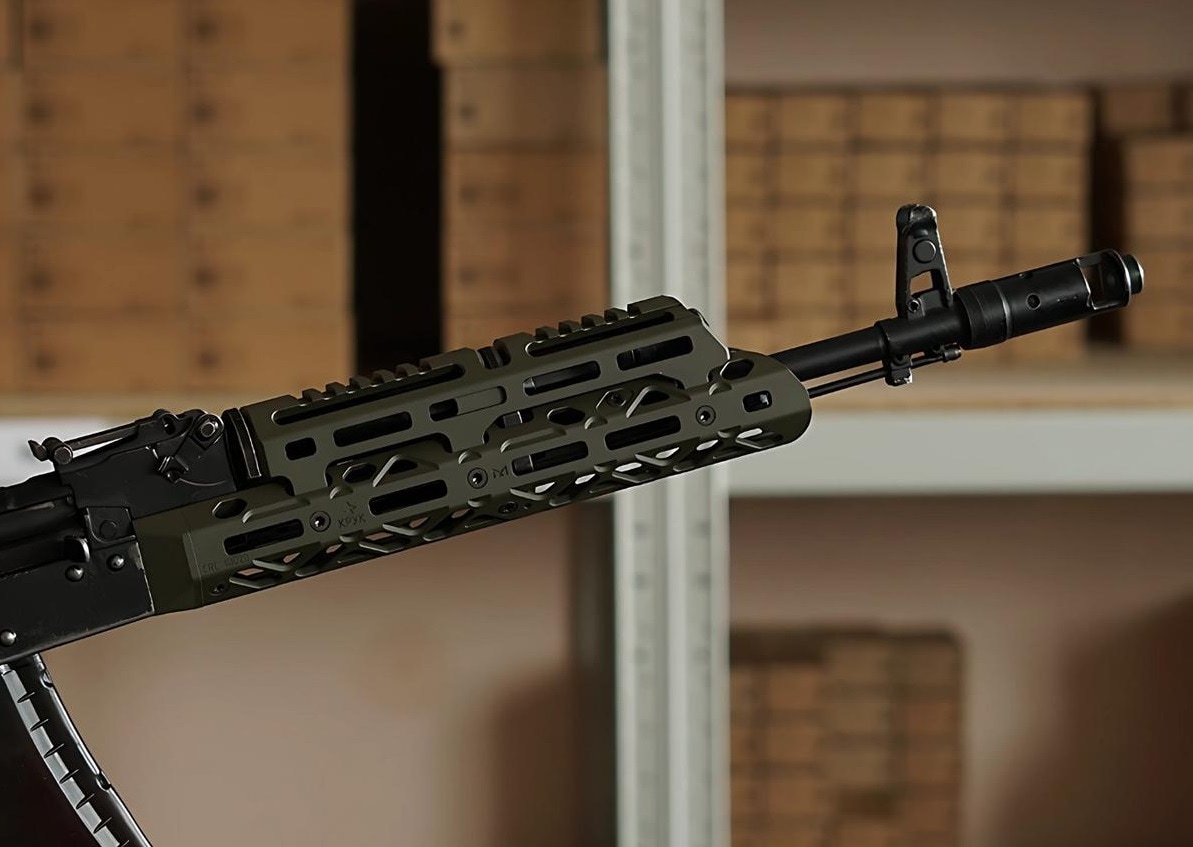Łoże średnie Kruk CRC 1U020B z nakładką rury gazowej do AK - Armory Black