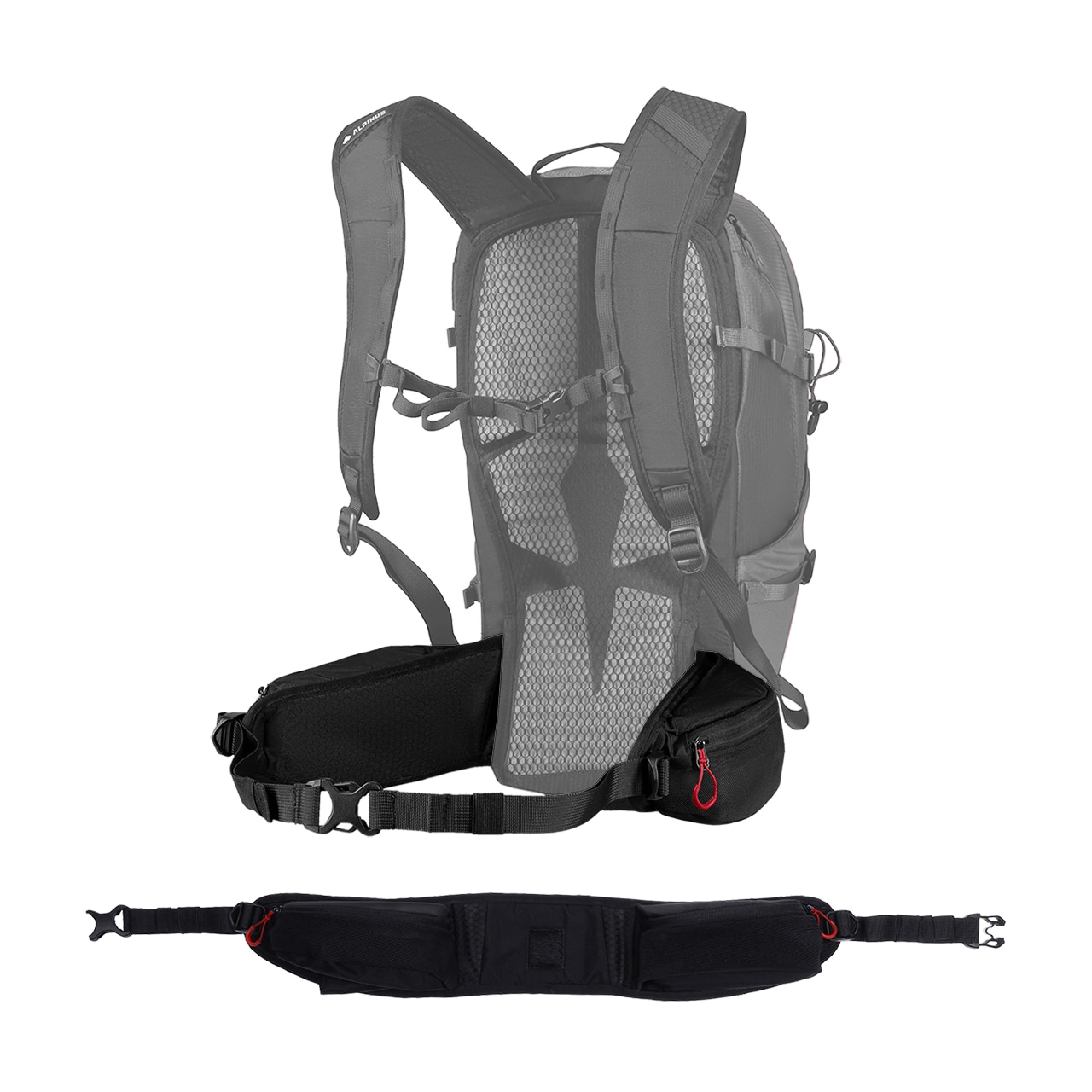 Plecak Alpinus Negoiu 20 l - Czerwony