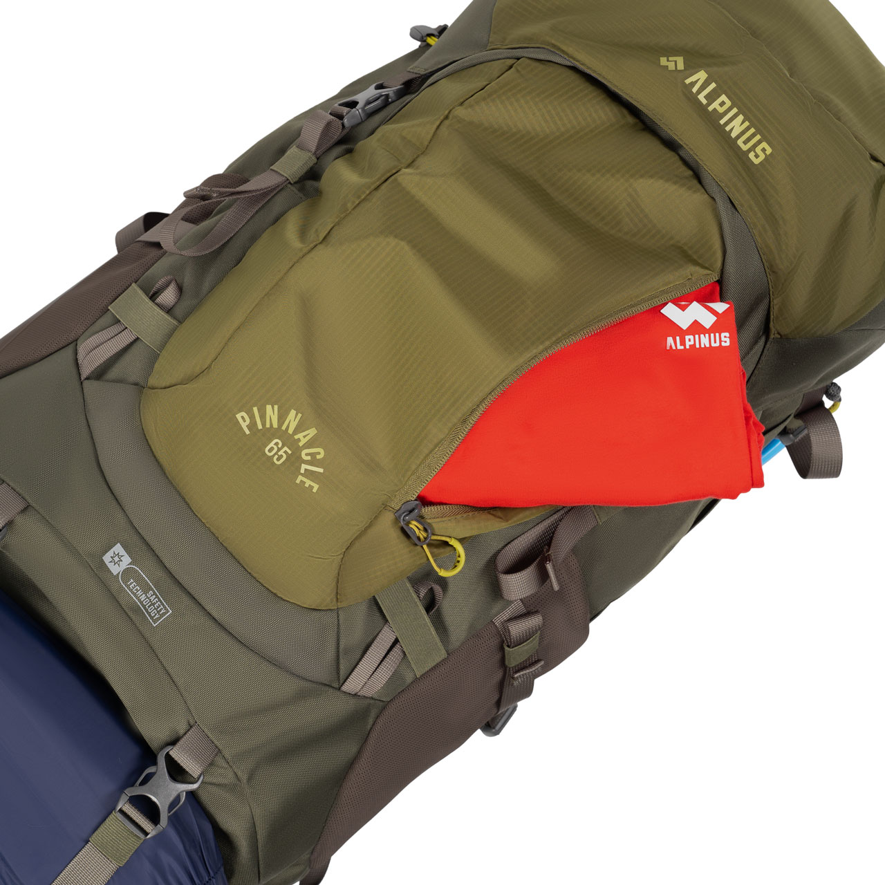 Рюкзак Alpinus Pinnacle 65 л - Оливковий