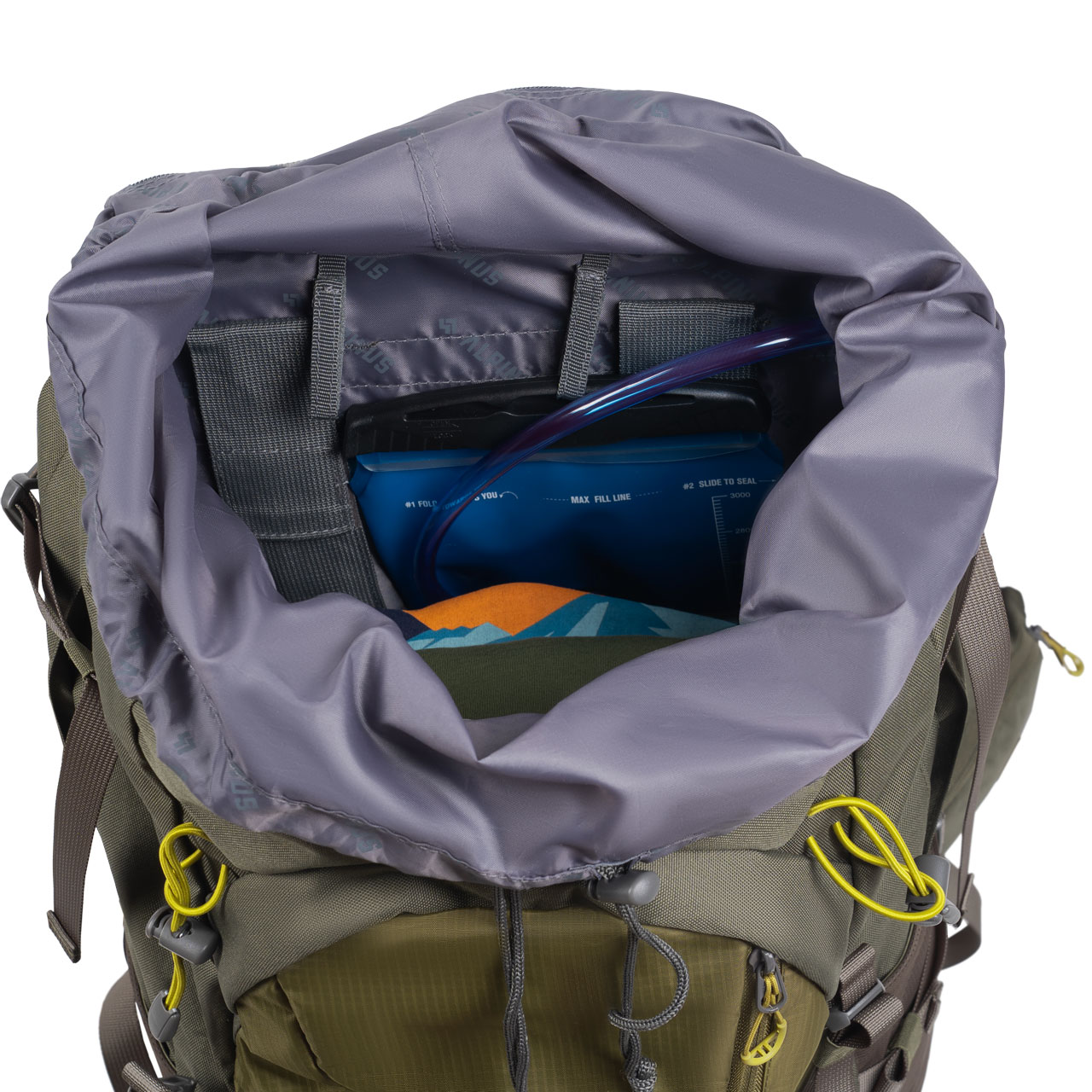 Рюкзак Alpinus Pinnacle 65 л - Оливковий