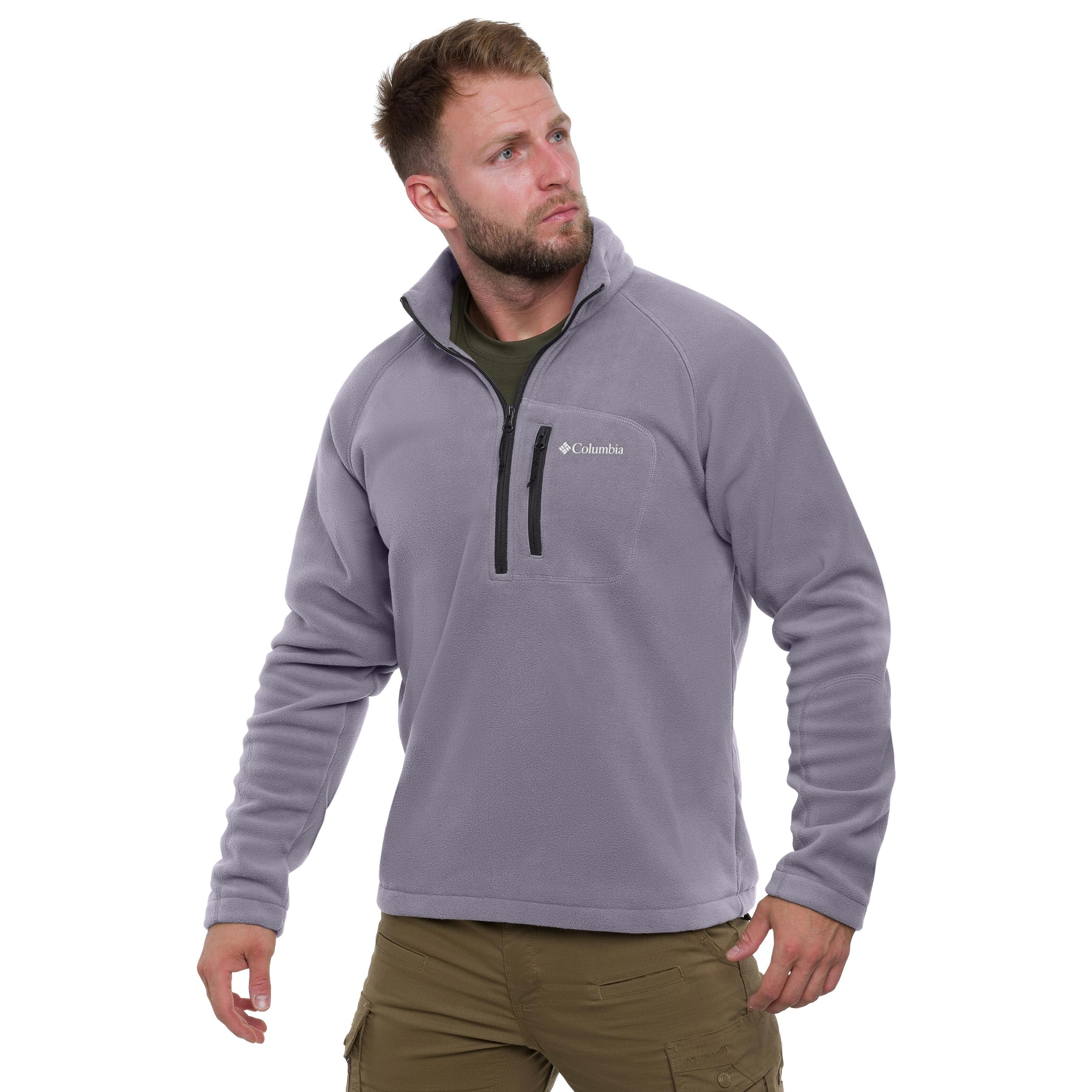 Polar Columbia Fast Trek III Half Zip New - City Grey/Shark
