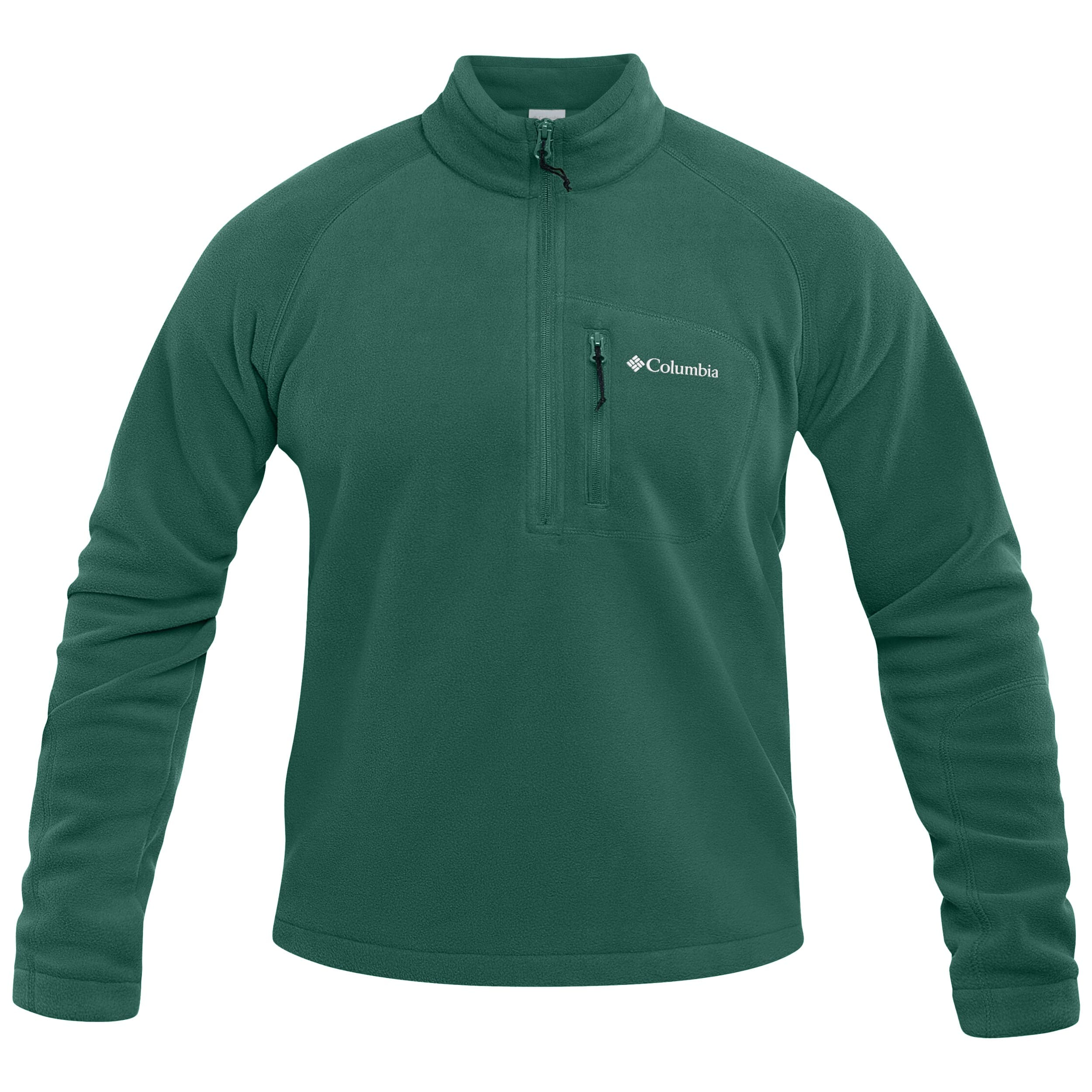 Polar Columbia Fast Trek III Half Zip New - Rain Forest
