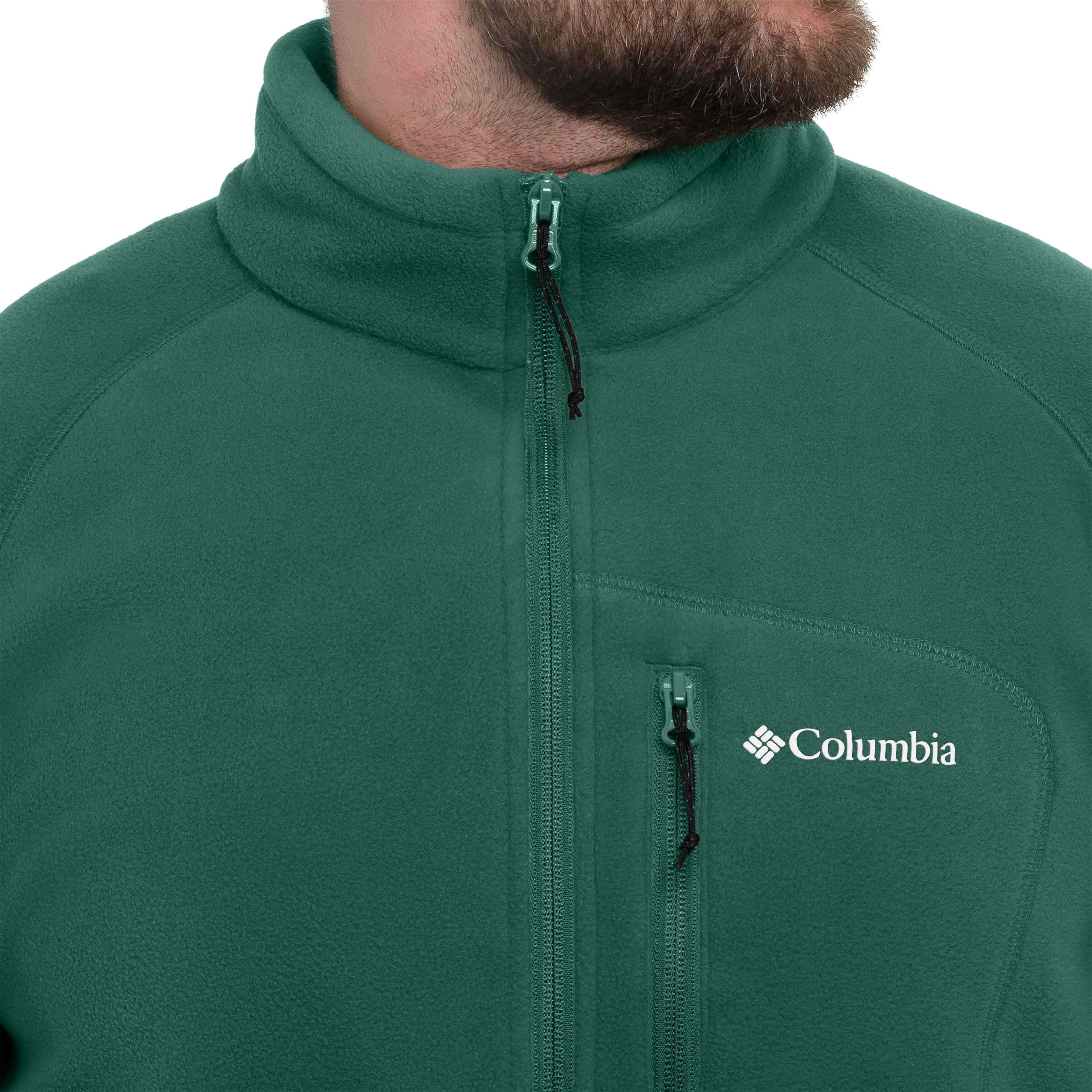 Polar Columbia Fast Trek III Half Zip New - Rain Forest
