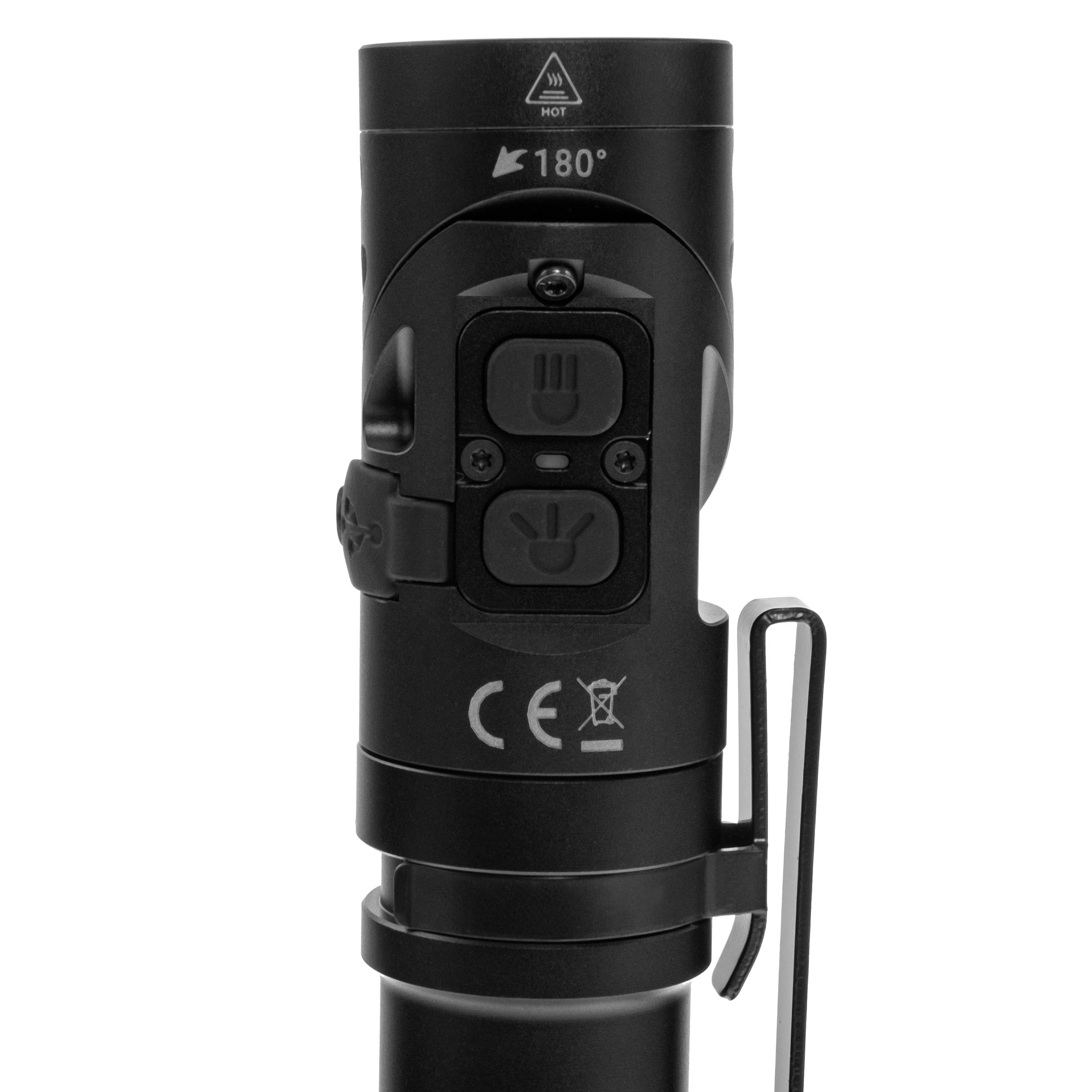 Wuben L1 Black Flashlight with Power Bank Function - 2000 lumens
