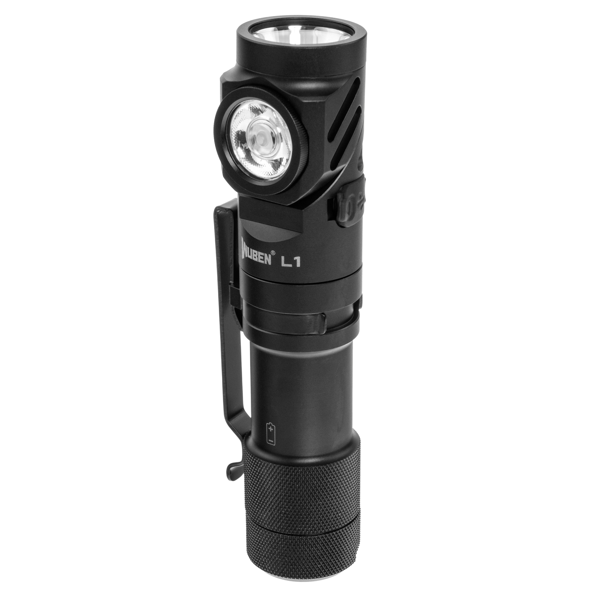 Wuben L1 Black Flashlight with Power Bank Function - 2000 lumens
