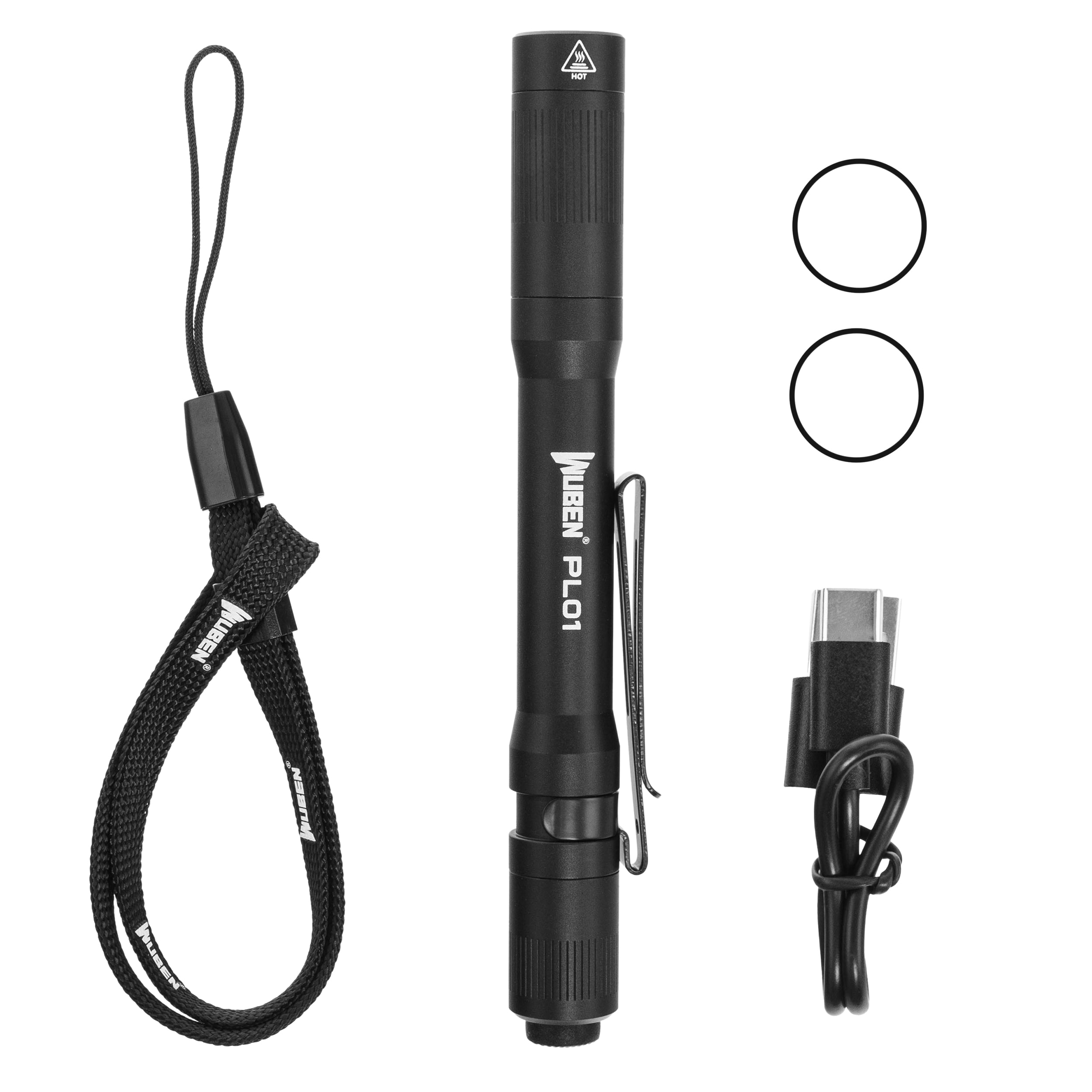 Ліхтарик Wuben PL01 Black - 650 люменів