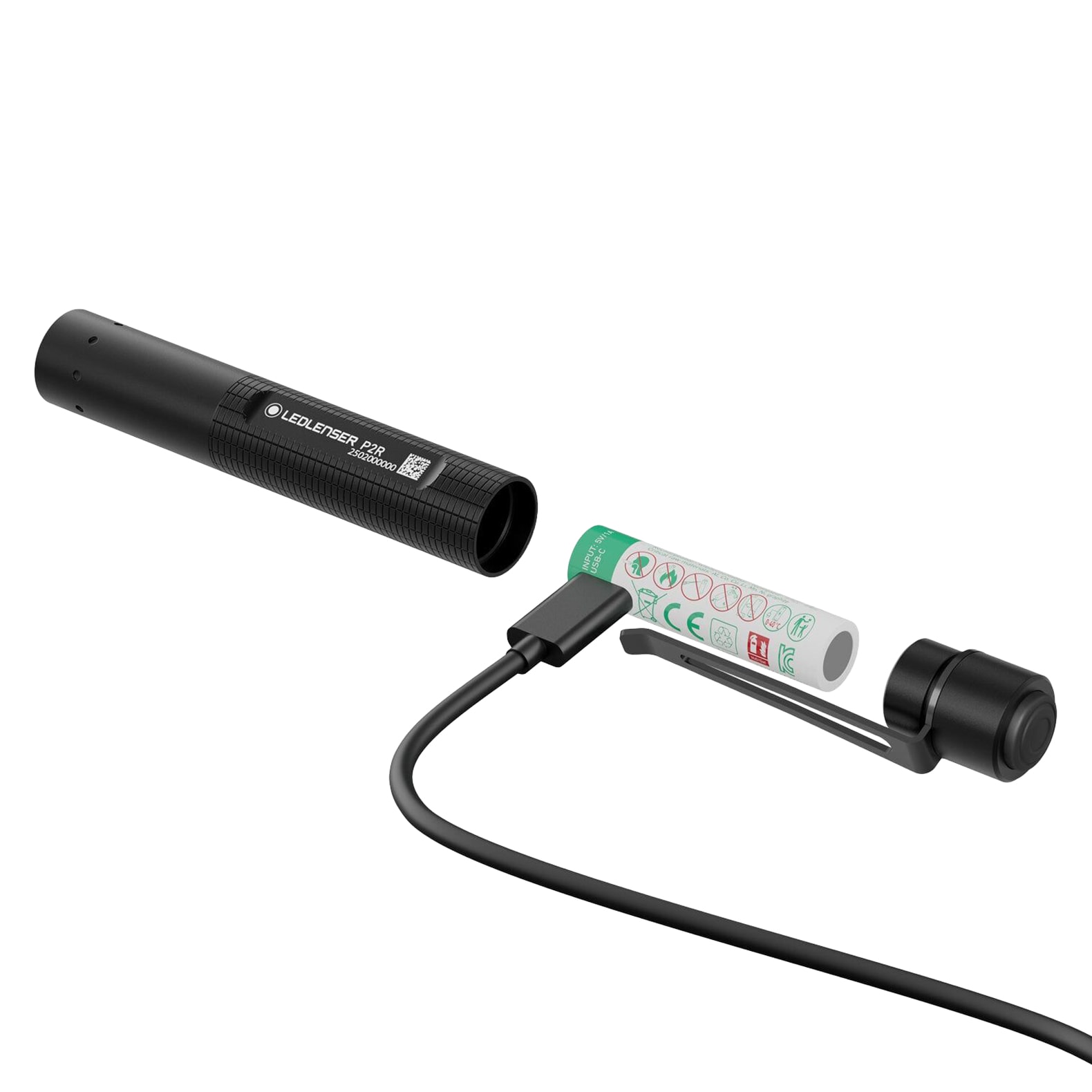 Latarka Ledlenser P2R Black - 200 lumenów