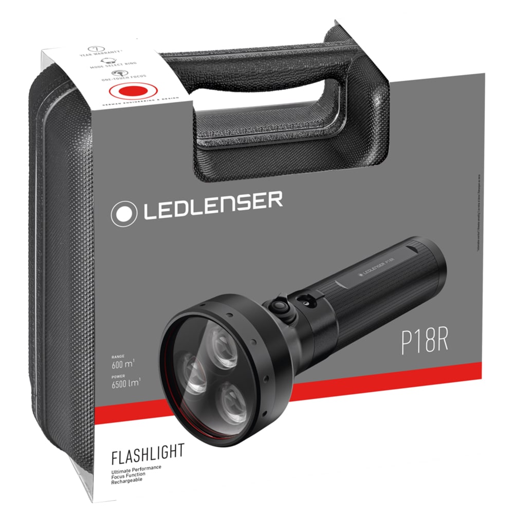 Latarka Ledlenser P18R - 6500 lumenów