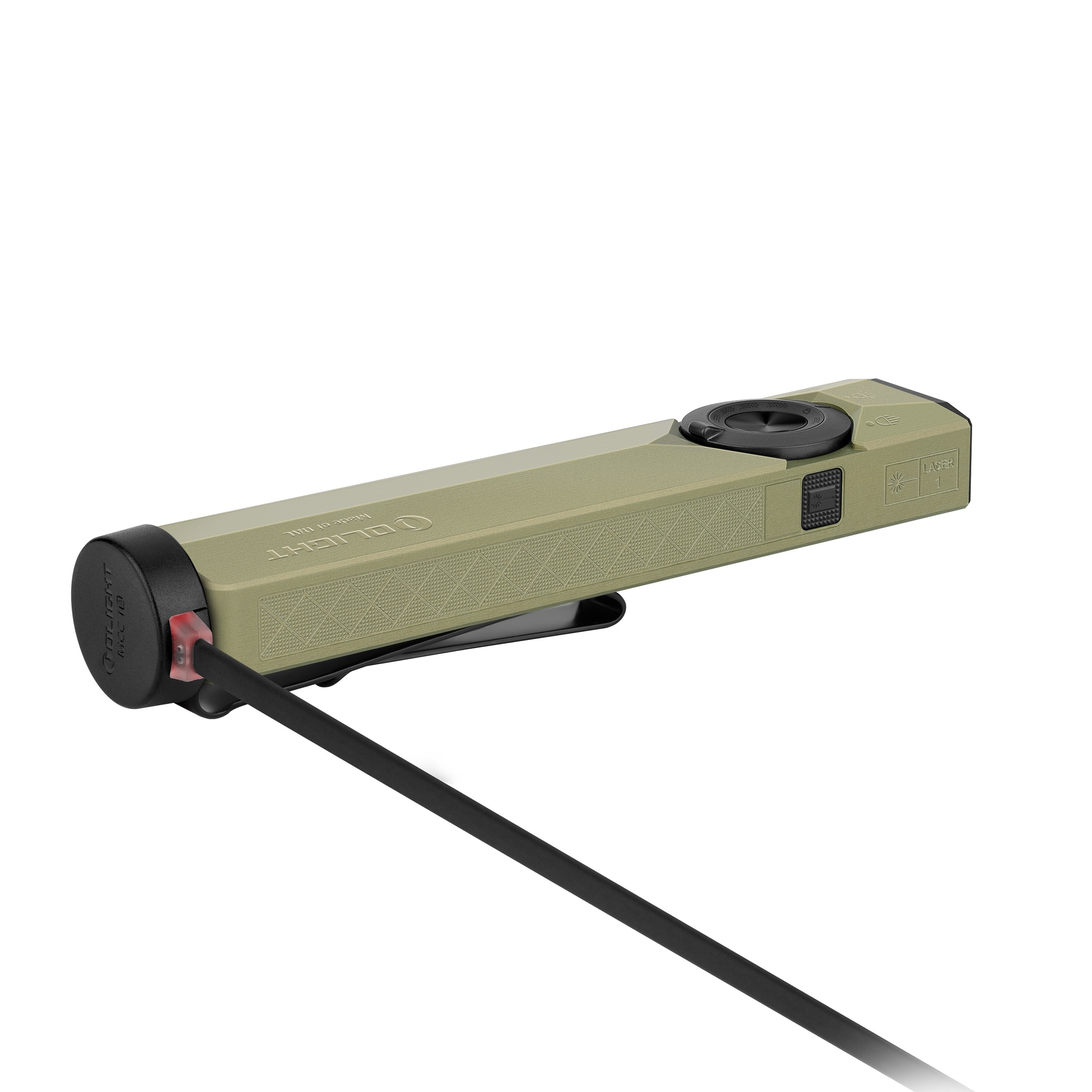 Latarka Olight ArkPro Ultra Class 1 Cool White Olive Green - 1700 lumenów