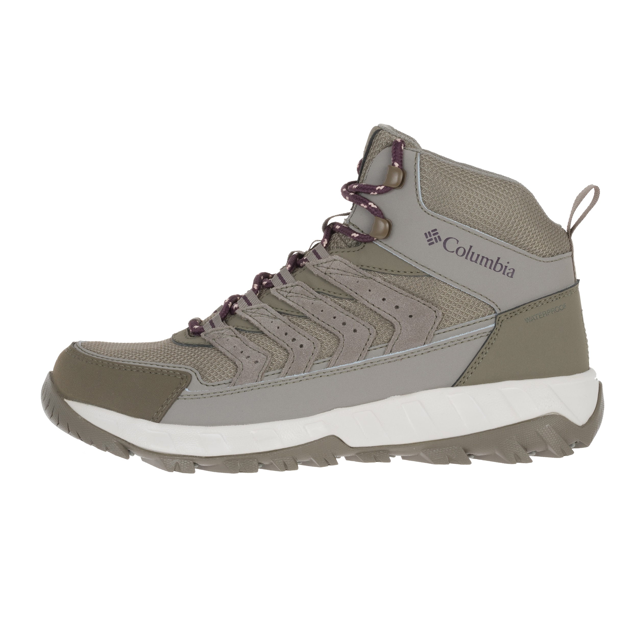 Buty Damskie Columbia Strata Trail Mid Waterproof - Kettle/Blush Rose