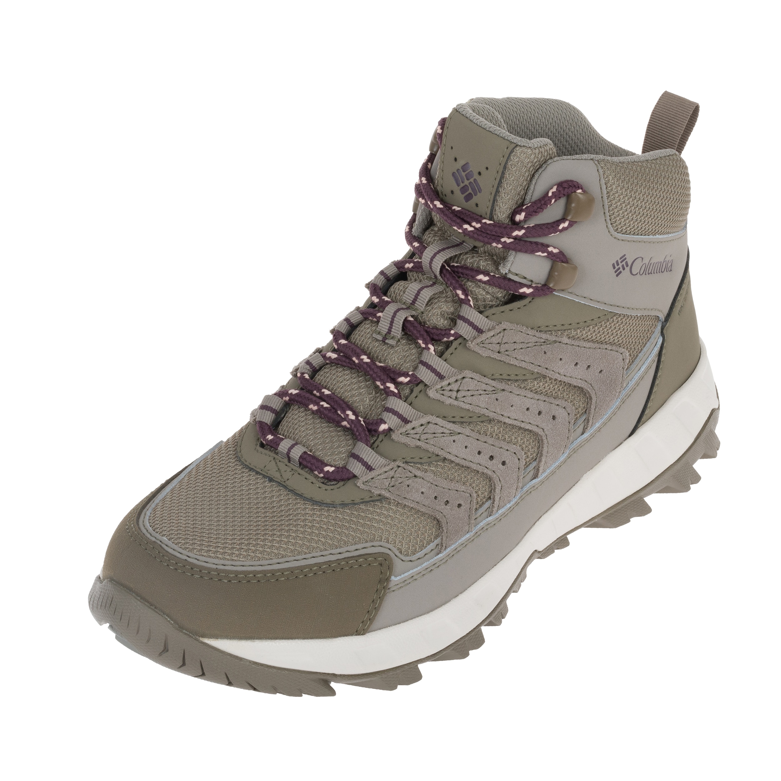 Buty Damskie Columbia Strata Trail Mid Waterproof - Kettle/Blush Rose