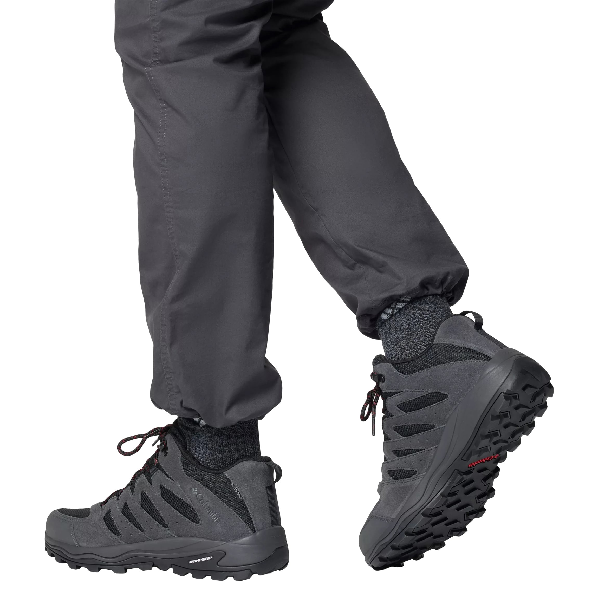 Кросівки Columbia Redmond IV MID Waterproof - Black/Mountain Red