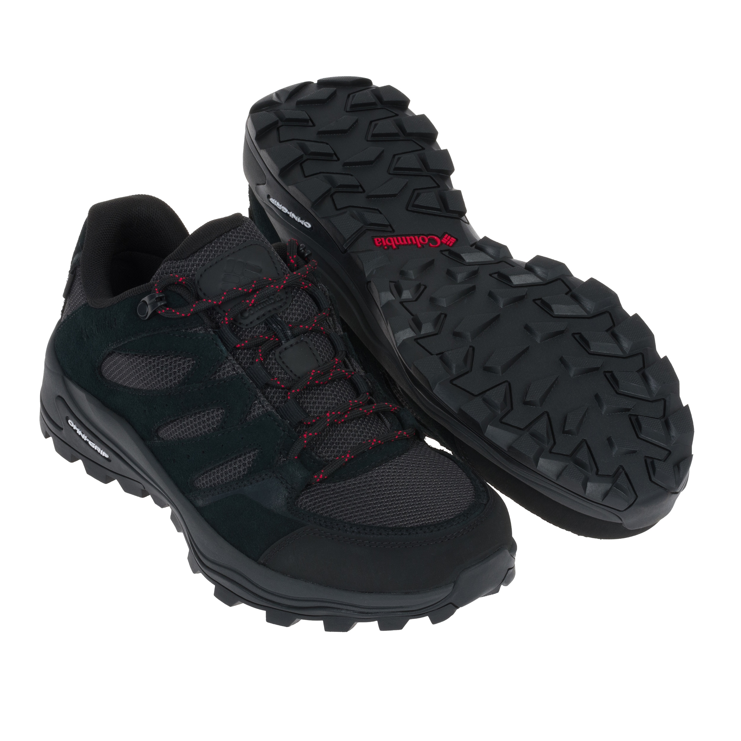 Buty Columbia Redmond IV Waterproof - Black/Mountain Red