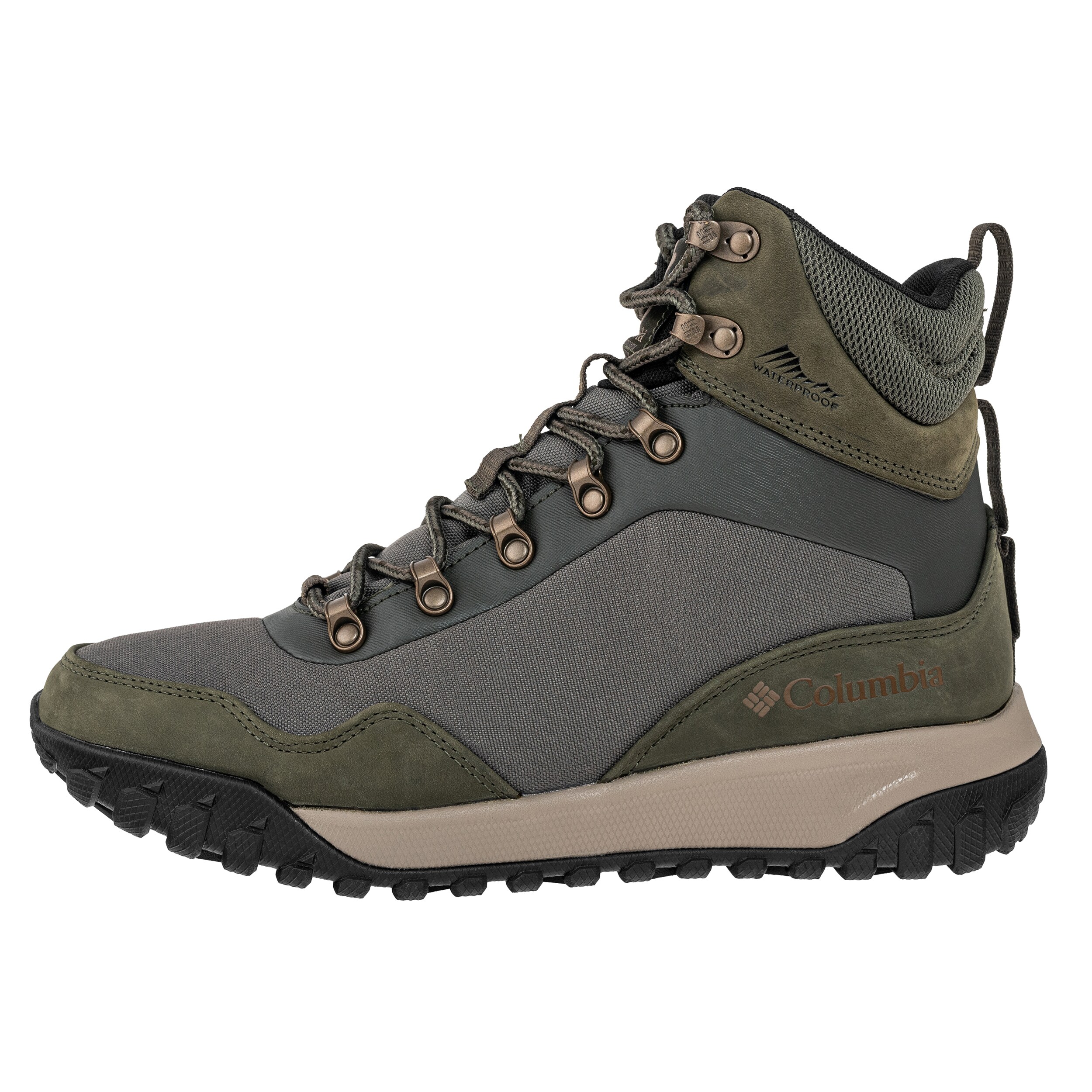 Buty Columbia Burnsider Omni Heat Infinity - Deep Olive/Tangy Orange
