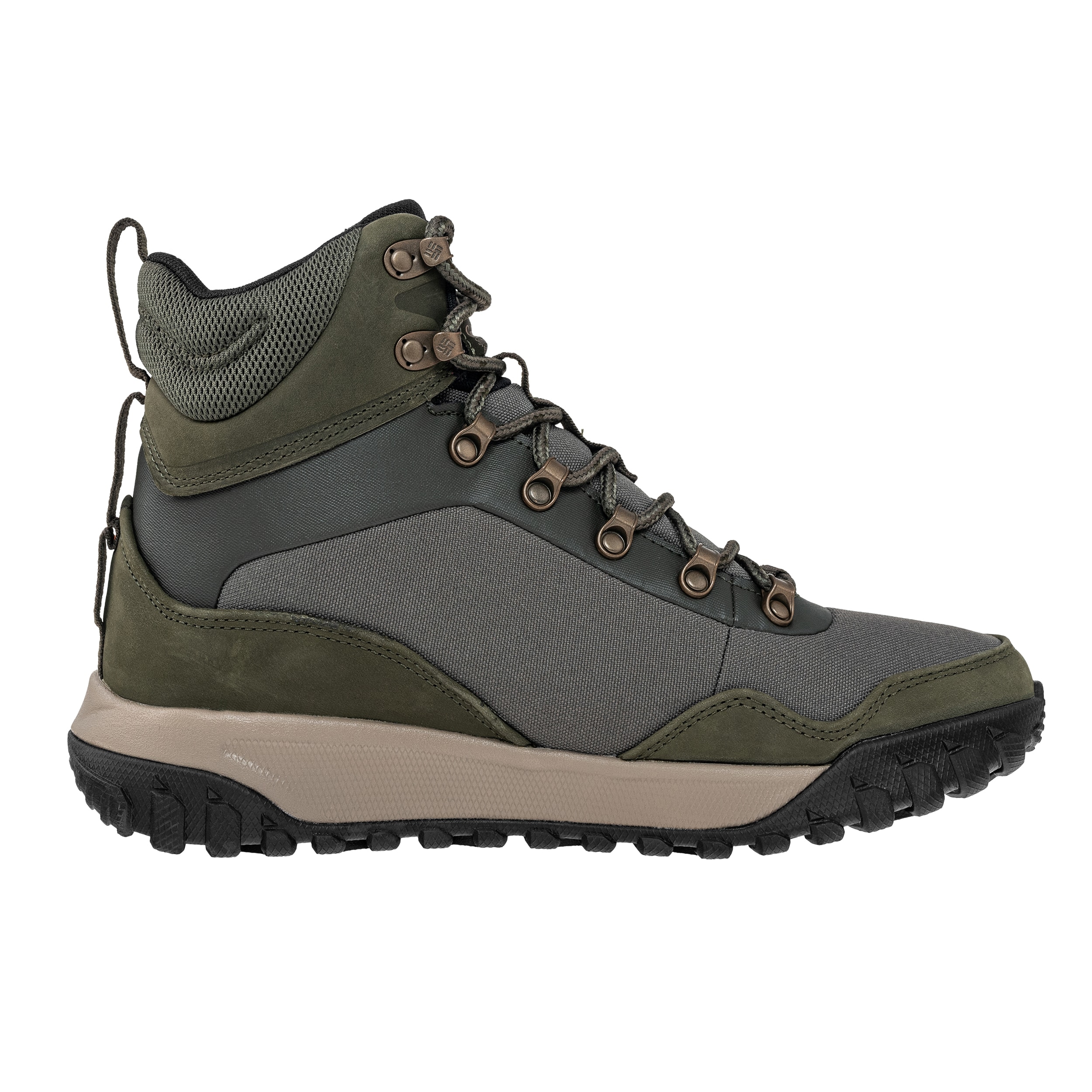 Buty Columbia Burnsider Omni Heat Infinity - Deep Olive/Tangy Orange