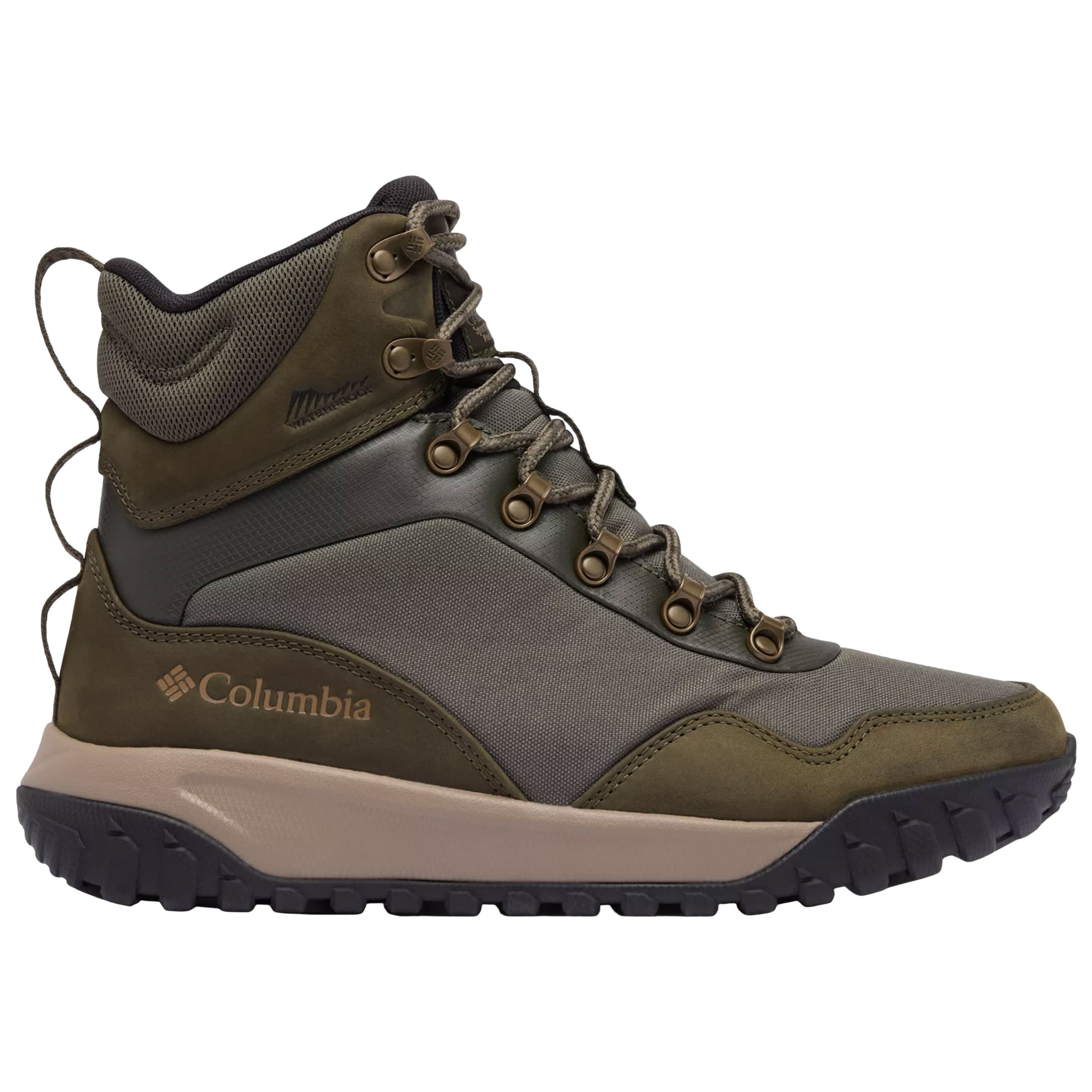 Buty Columbia Burnsider Omni Heat Infinity - Deep Olive/Tangy Orange