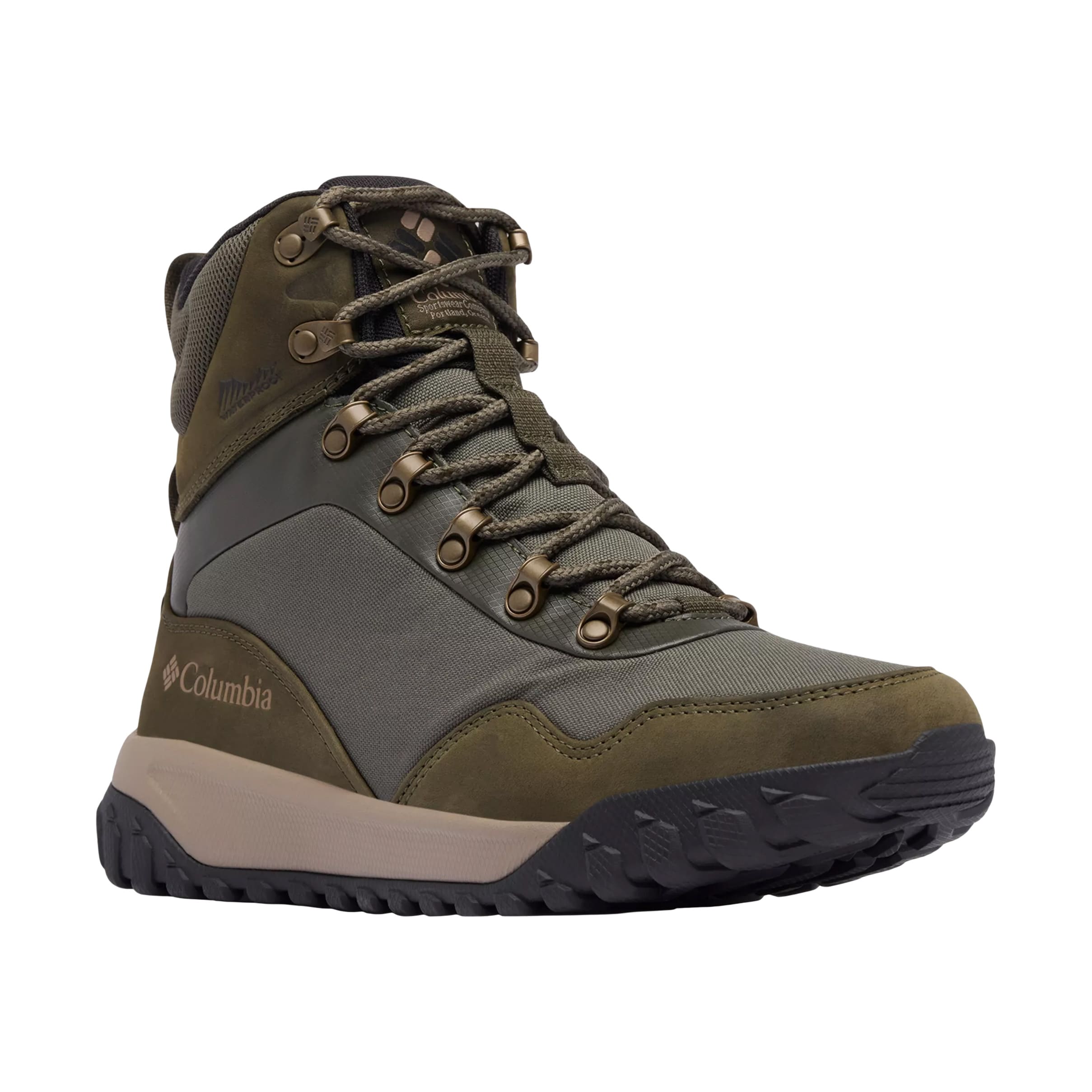 Buty Columbia Burnsider Omni Heat Infinity - Deep Olive/Tangy Orange