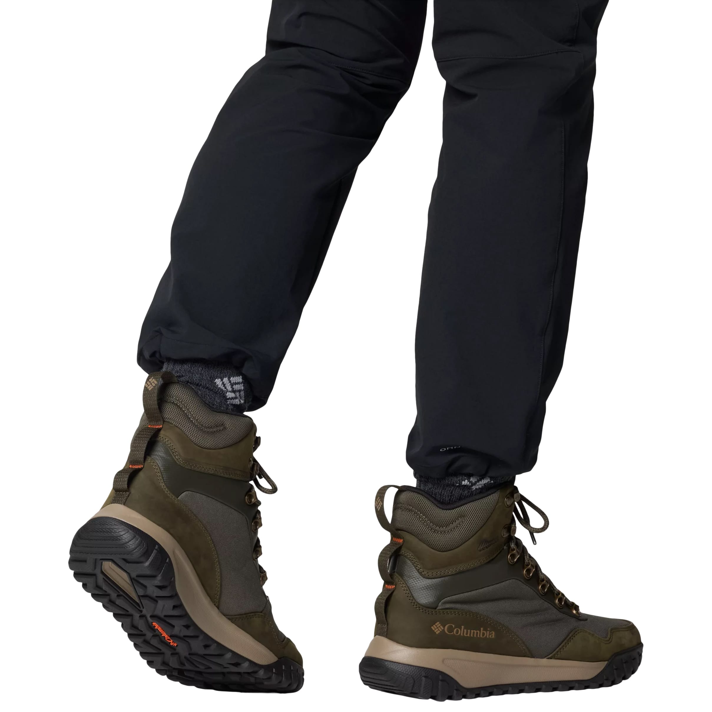 Buty Columbia Burnsider Omni Heat Infinity - Deep Olive/Tangy Orange