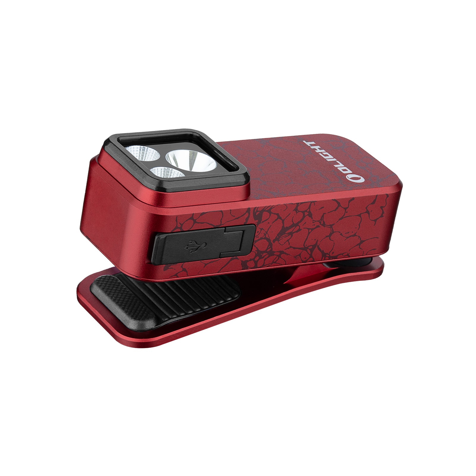 Latarka akumulatorowa Olight Oclip Pro Molten Lava - 500 lumenów