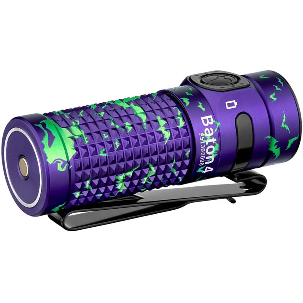 Latarka Olight Baton 4 Premium Edition Nocturnal Sentin z bezprzewodowym etui ładującym - 1300 lumenów
