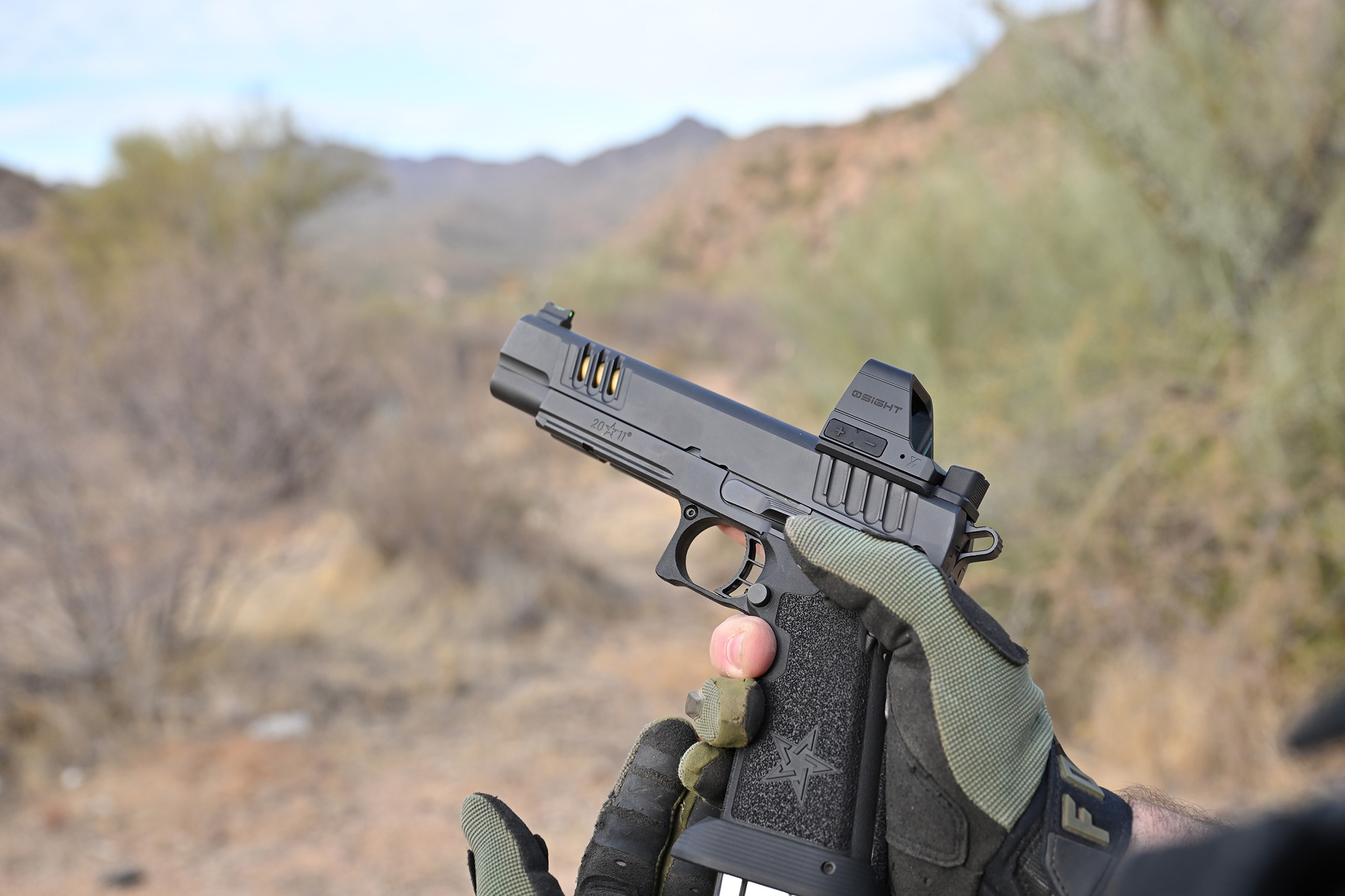 Kolimator Olight Osight X 3 MOA Green Dot & 32 MOA Circle