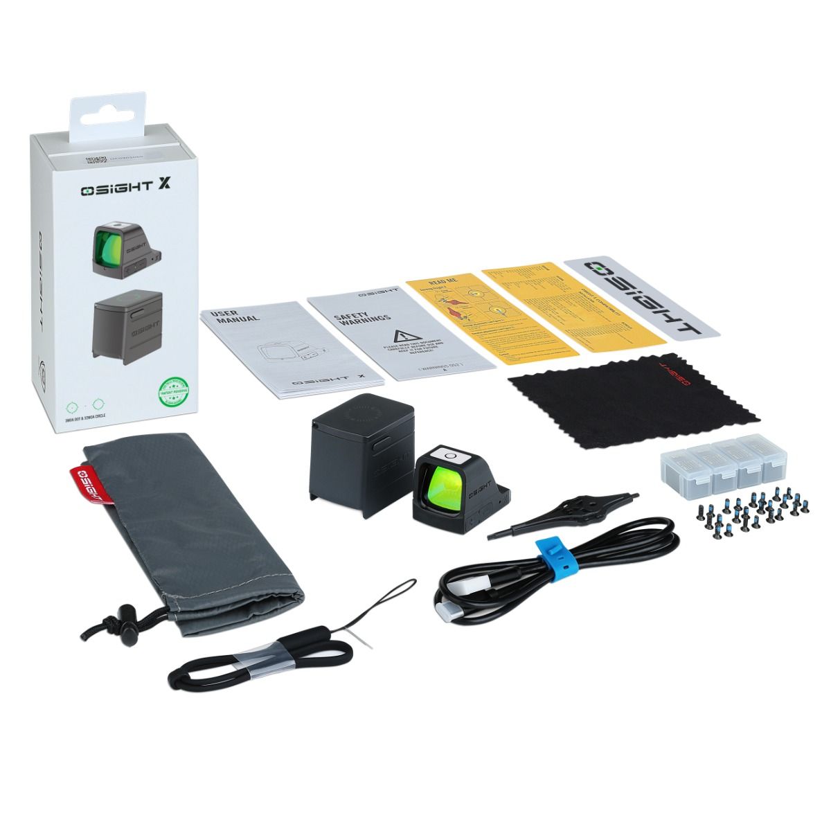 Kolimator Olight Osight X 3 MOA Green Dot & 32 MOA Circle