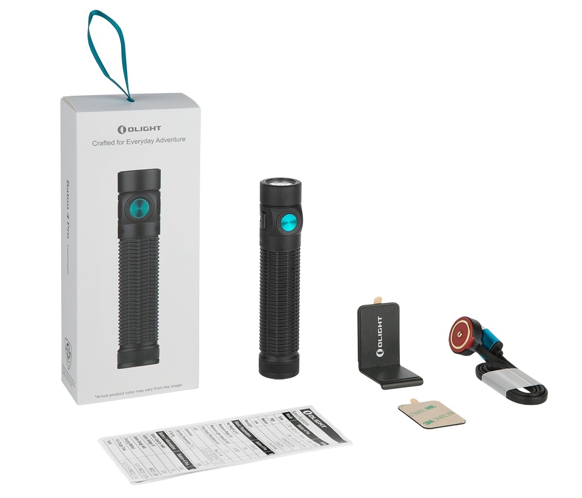 Latarka Olight Baton 4 Pro Matte Black - 1600 lumenów