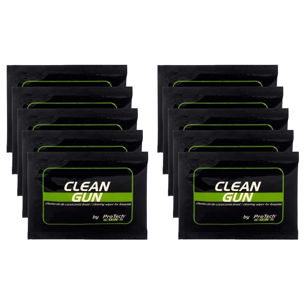 Chusteczka do czyszczenia broni ProTech Clean Gun - 10 szt.