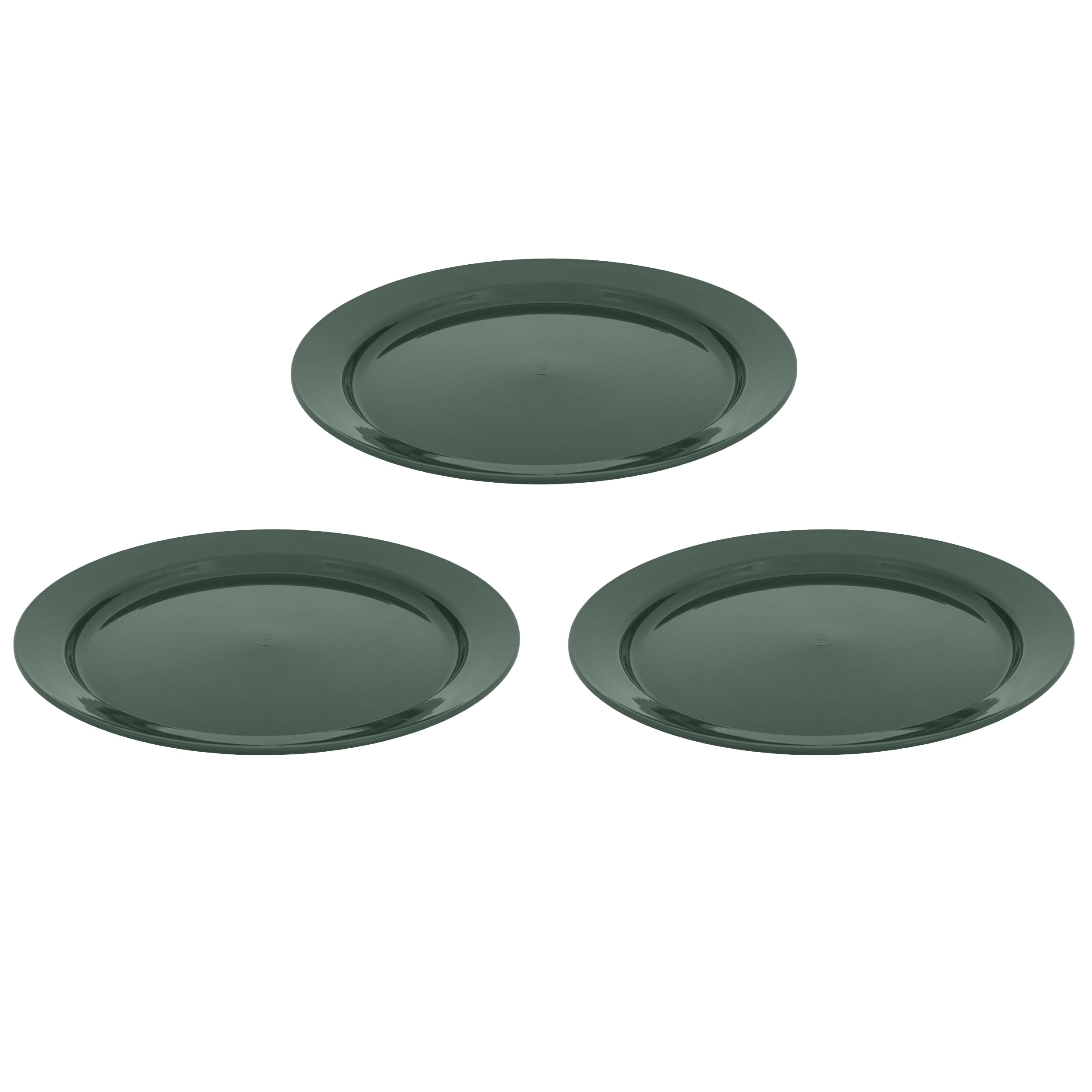 Talerz płaski Highlander Outdoor 24 cm Olive - 3 szt.