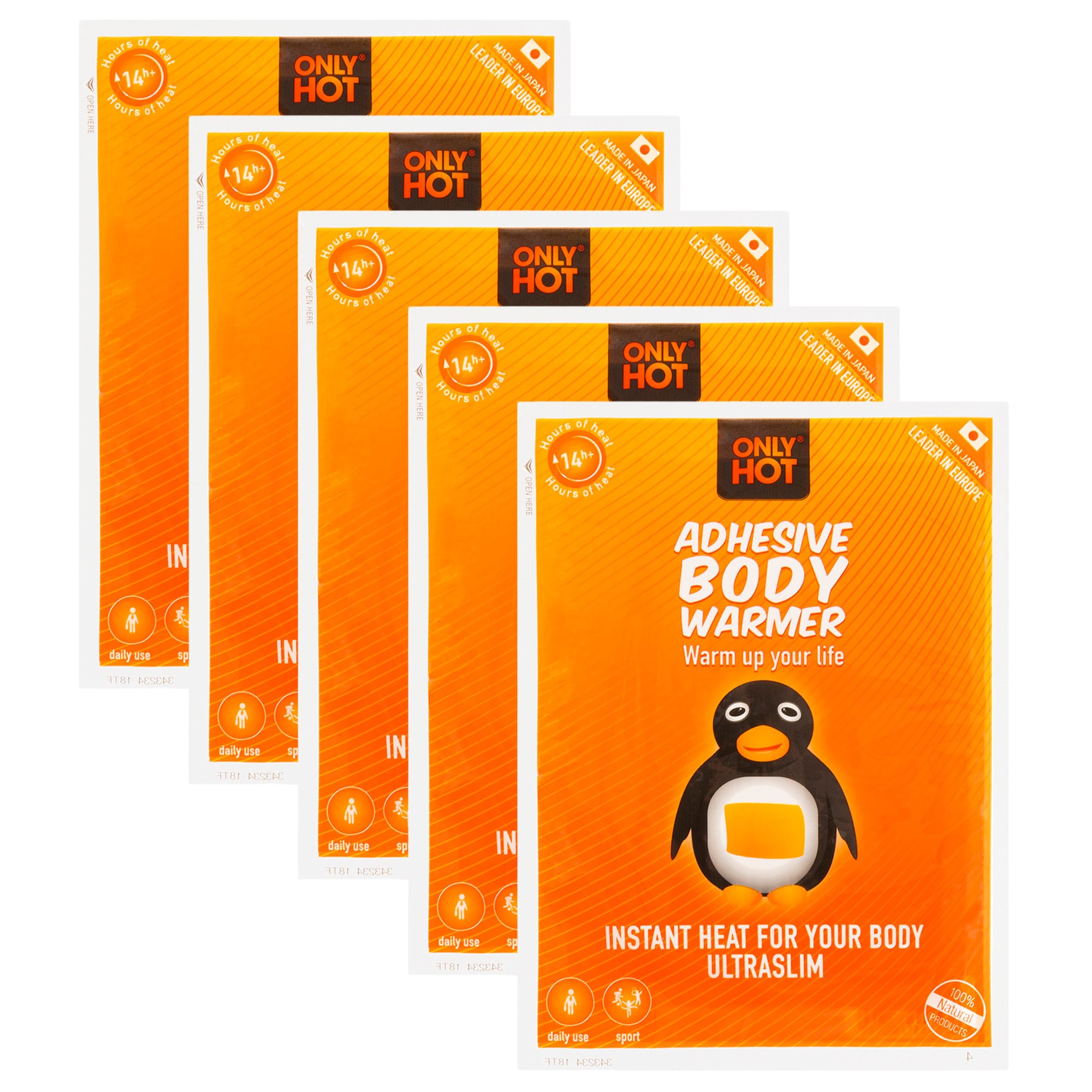 Ogrzewacz chemiczny do ciała Only Hot Adhesive Body - 5 szt.