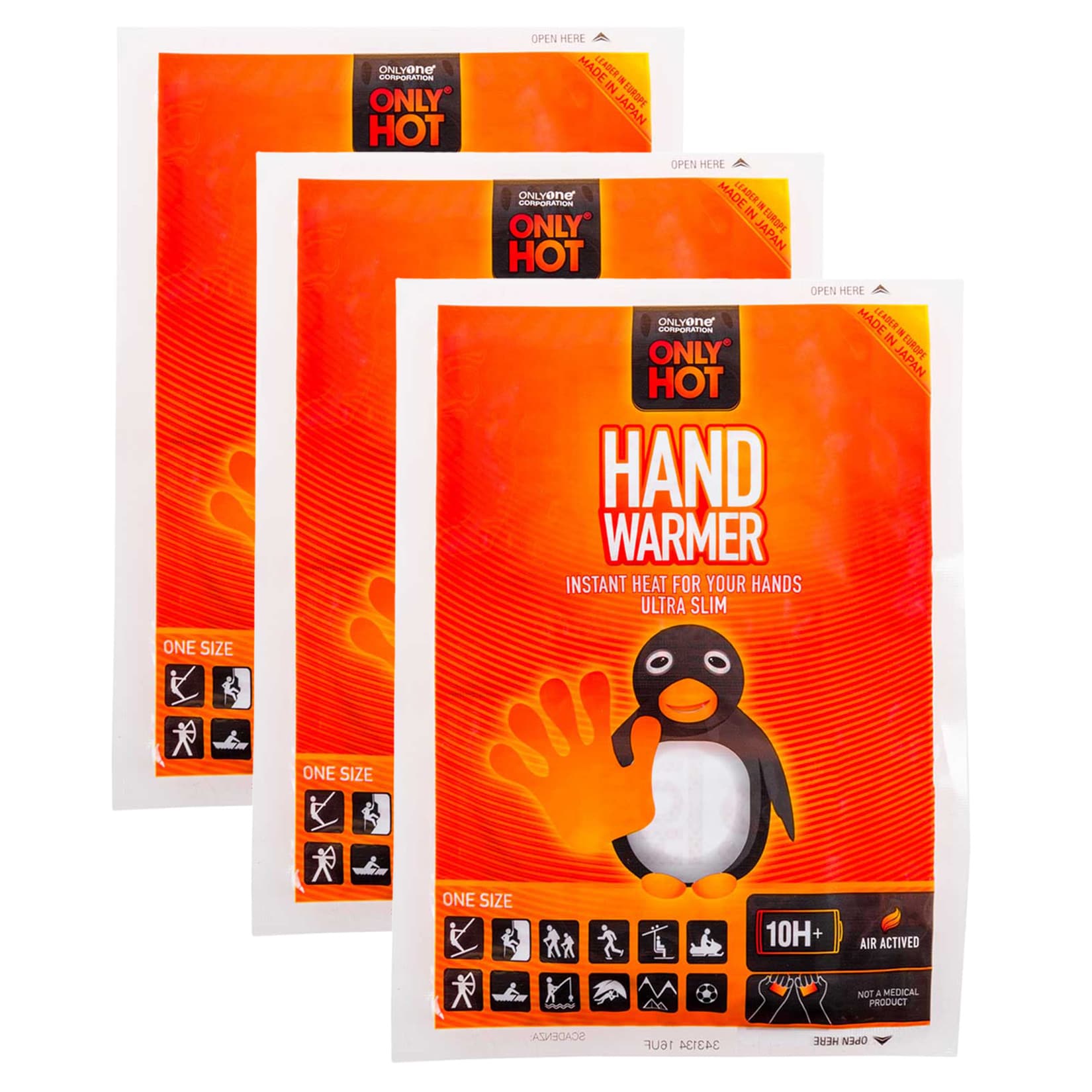 Ogrzewacz chemiczny Only Hot Hand Warmer - 3 szt.