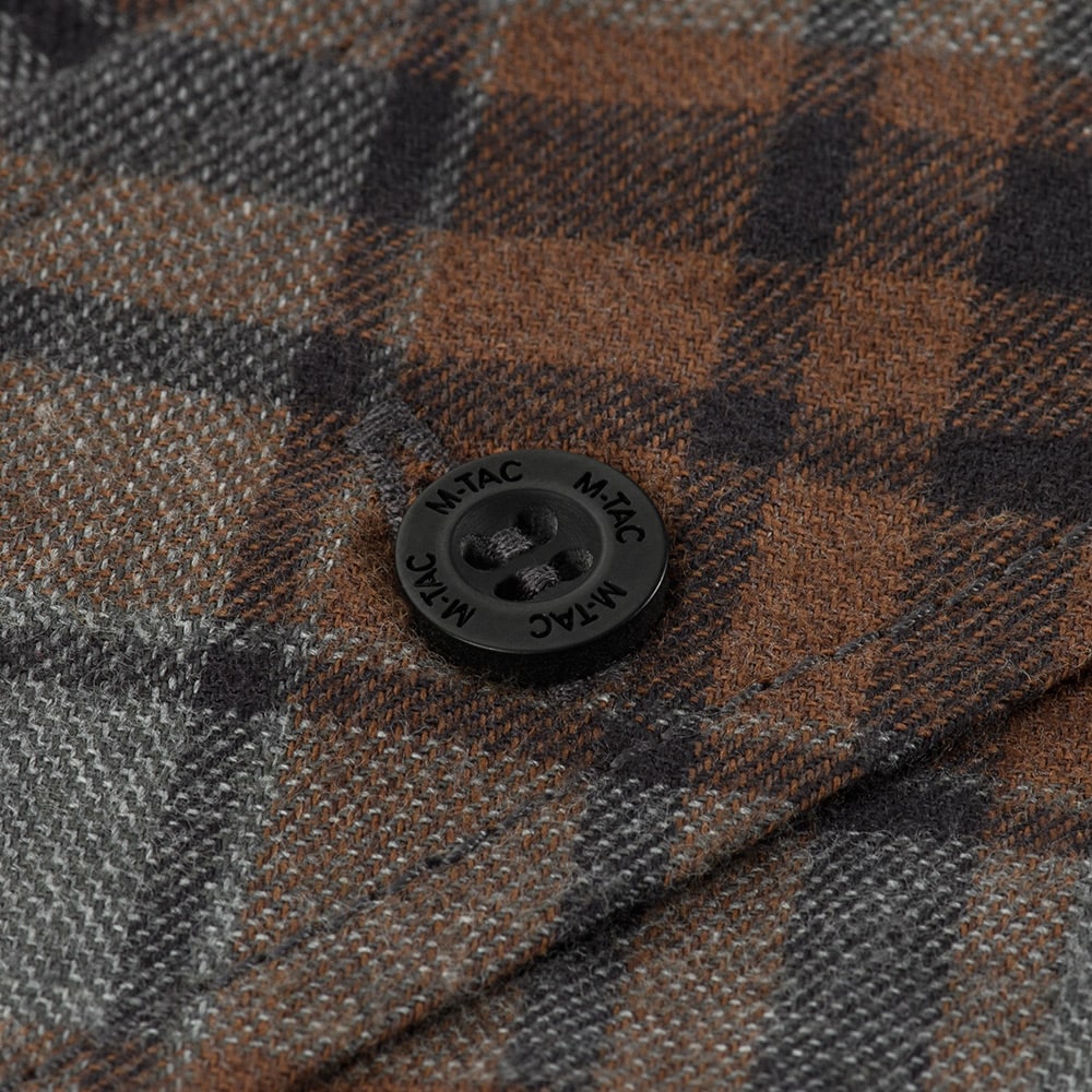 Koszula M-Tac Lumberjack Merino Cold Weather - Grey/Brown